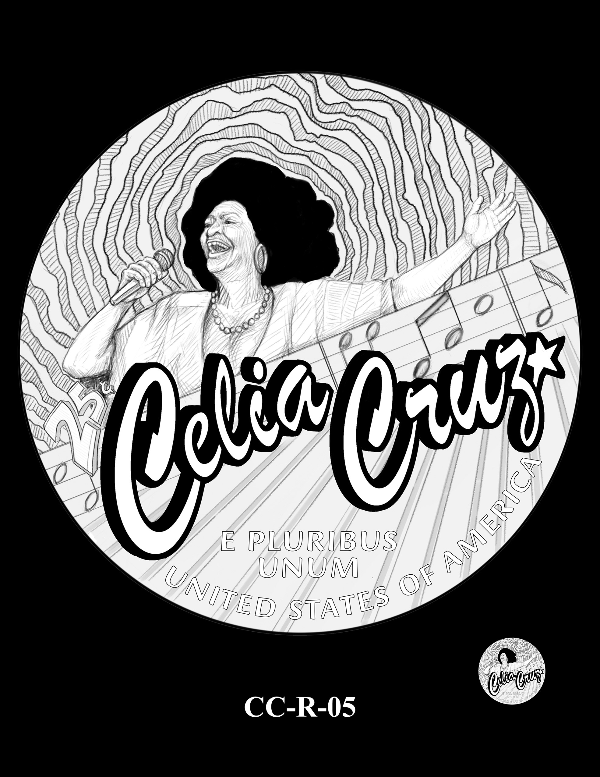 CC-R-05 -- 2024 American Women Quarters - Celia Cruz