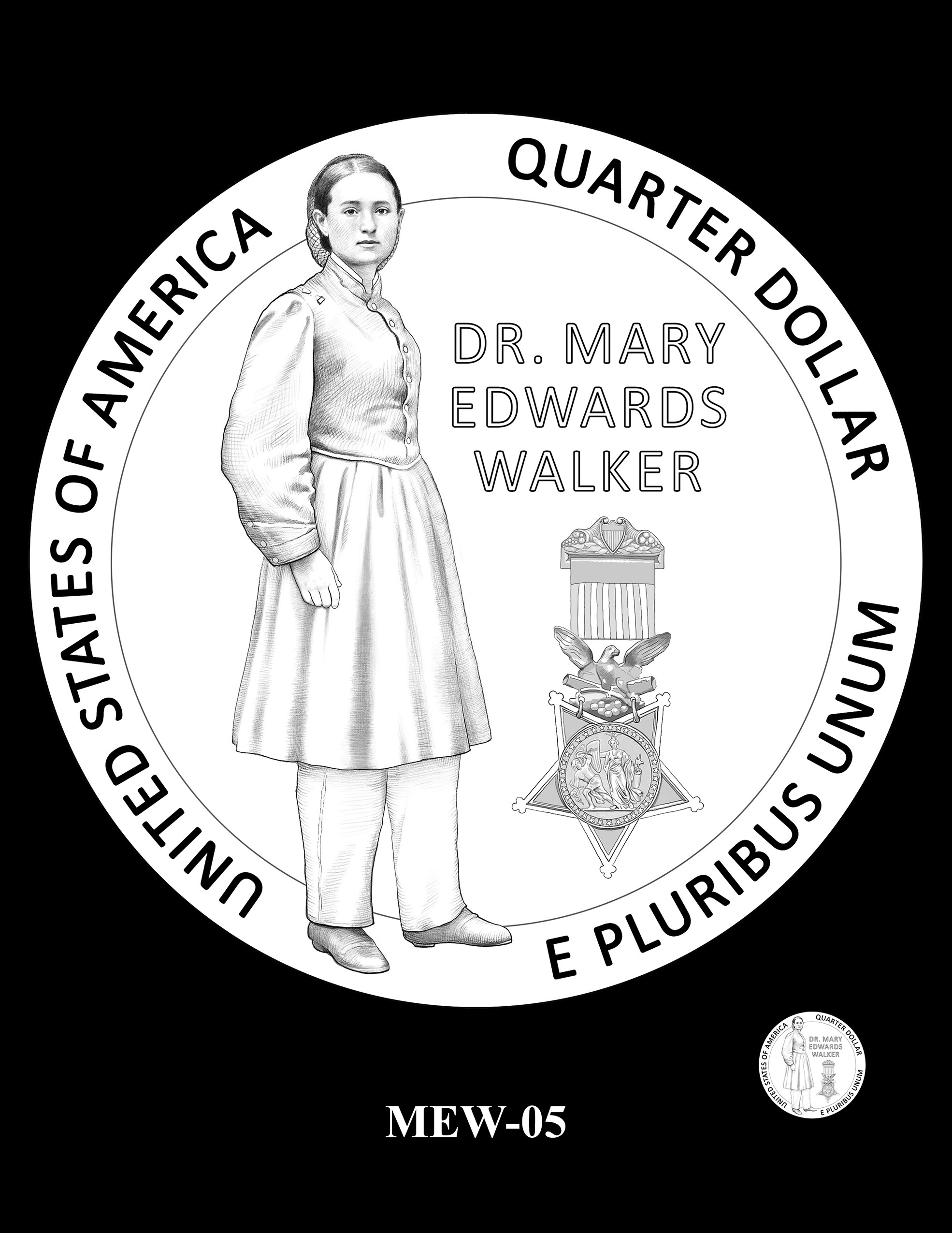 MEW-05 --2024 American Women Quarters - Dr. Mary Edwards Walker