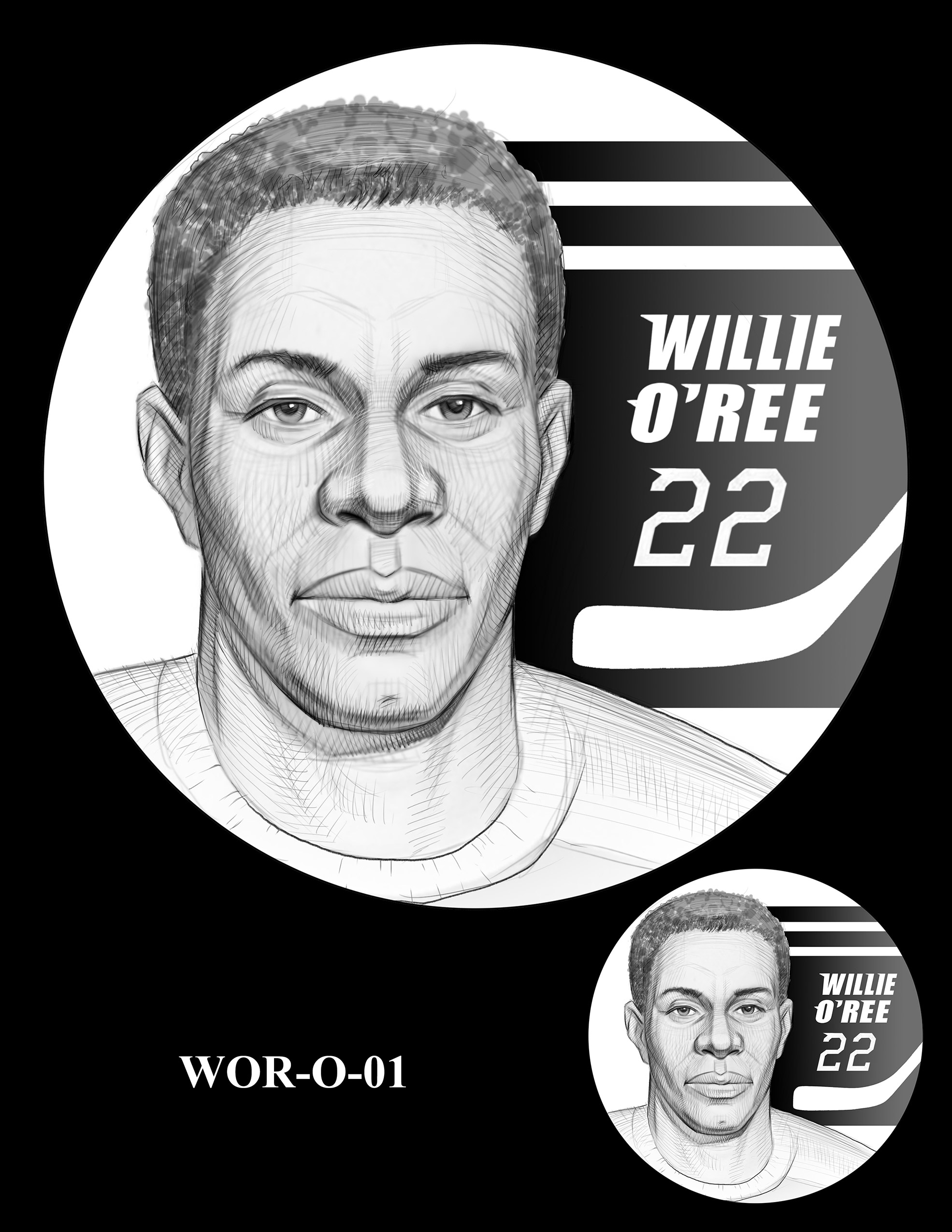WOR-O-01 -- Willie O'Ree Congressional Gold Medal