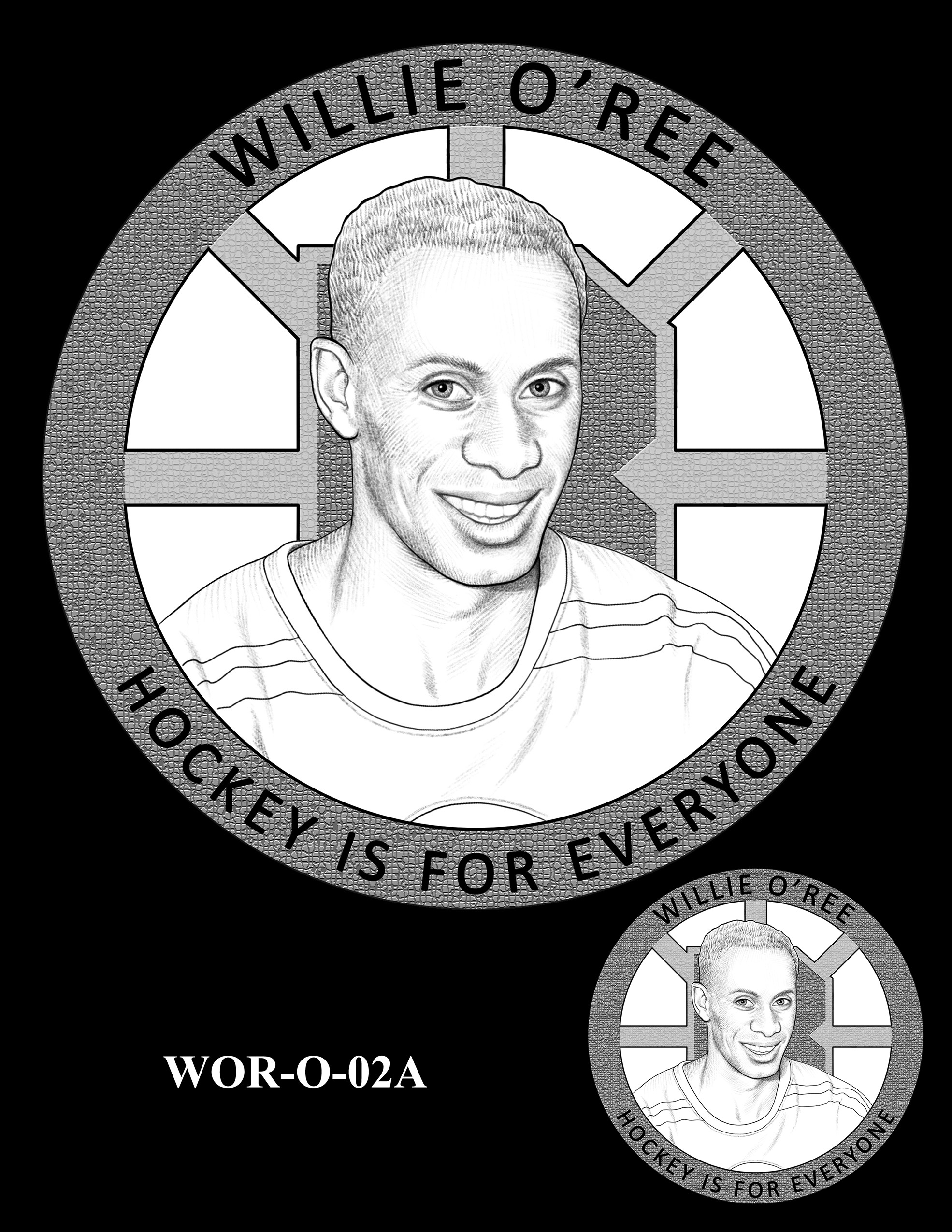 WOR-O-02A -- Willie O'Ree Congressional Gold Medal