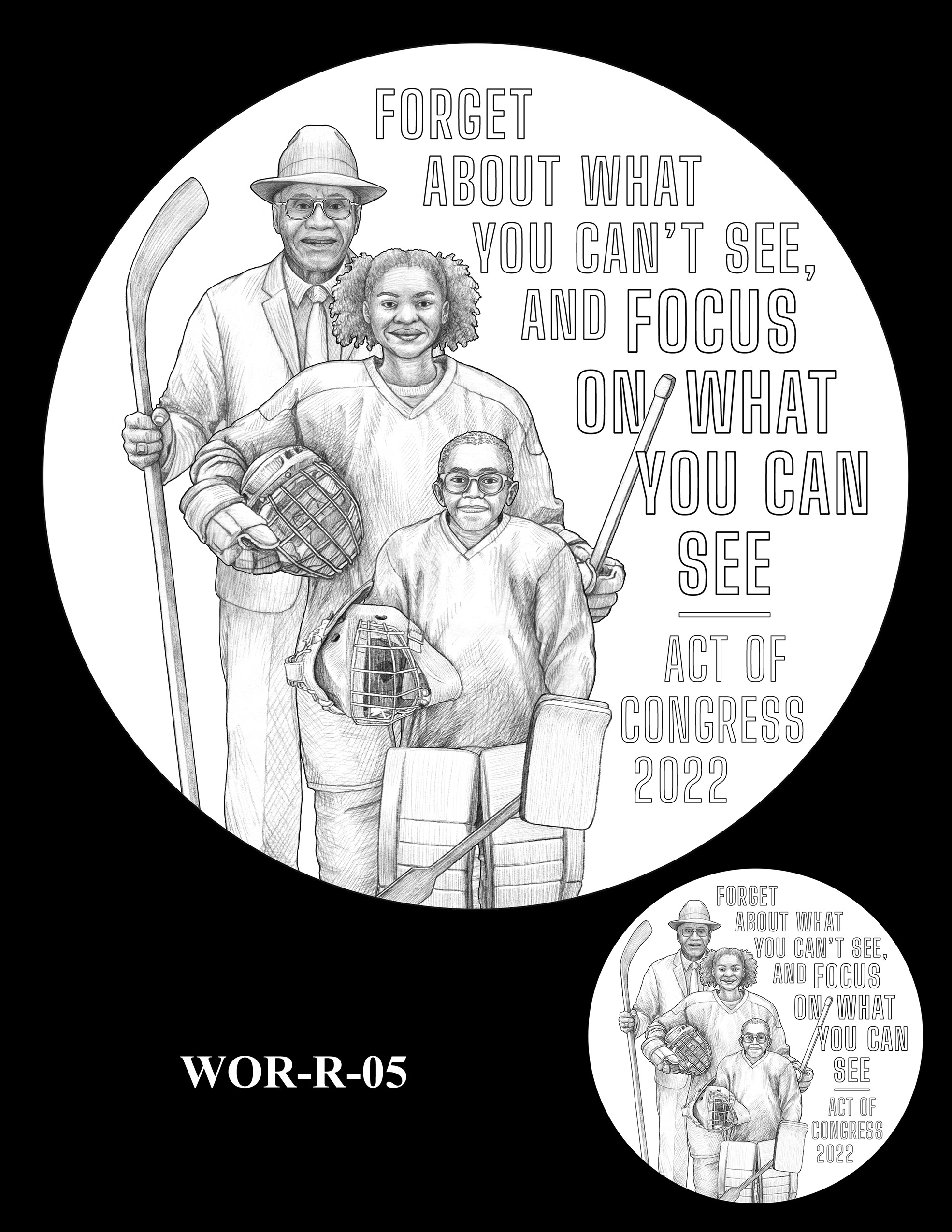 WOR-R-05 -- Willie O'Ree Congressional Gold Medal