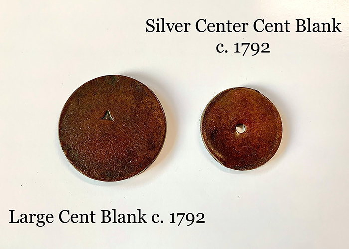 Silver Center Pattern Cents of 1792