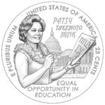 2024 American Women Quarters Coin Patsy Takemoto Mink Line Art Reverse