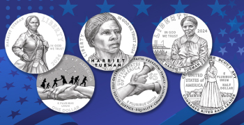2024 Harriet Tubman Commemorative Coin Program line art designs