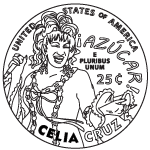 Celia Cruz Quarter reverse
