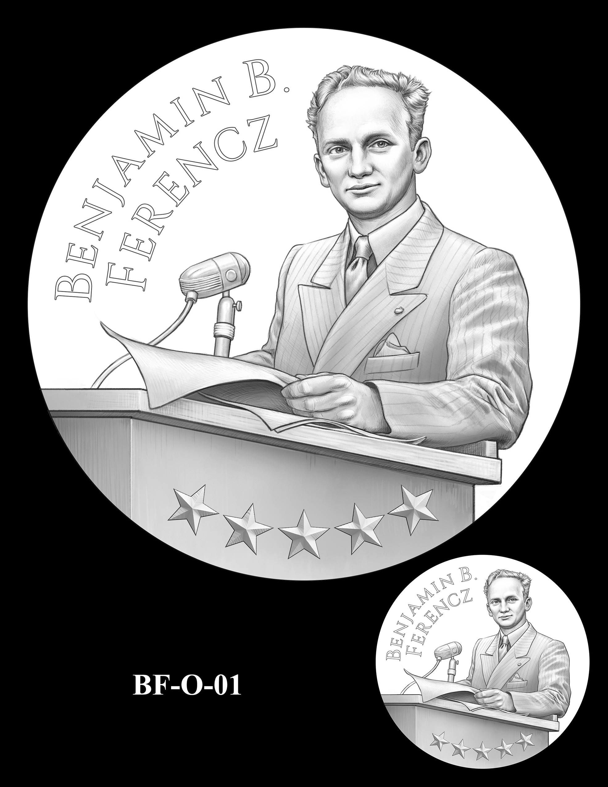 BF-O-01 -- Benjamin Ferencz Congressional Gold Medal