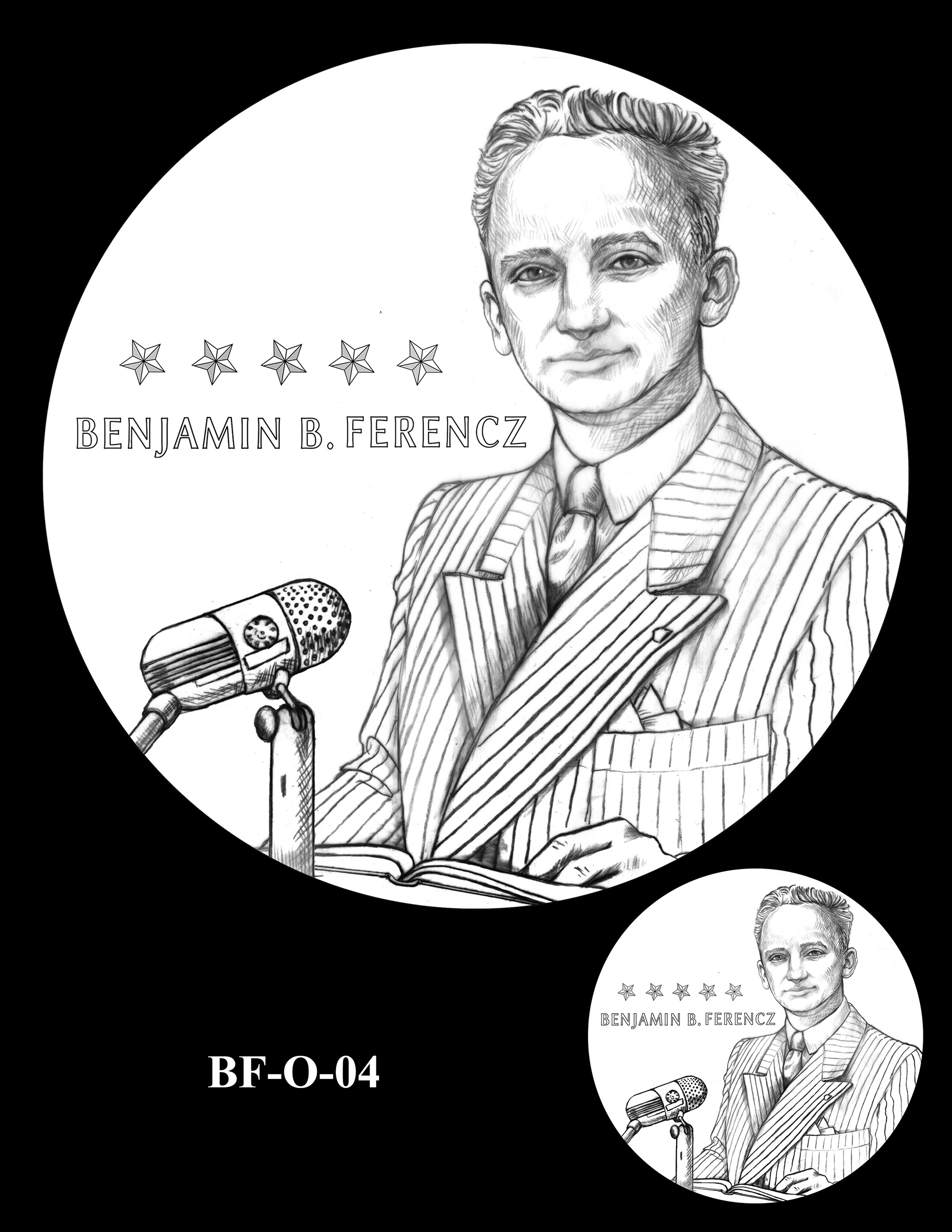 BF-O-04 -- Benjamin Ferencz Congressional Gold Medal