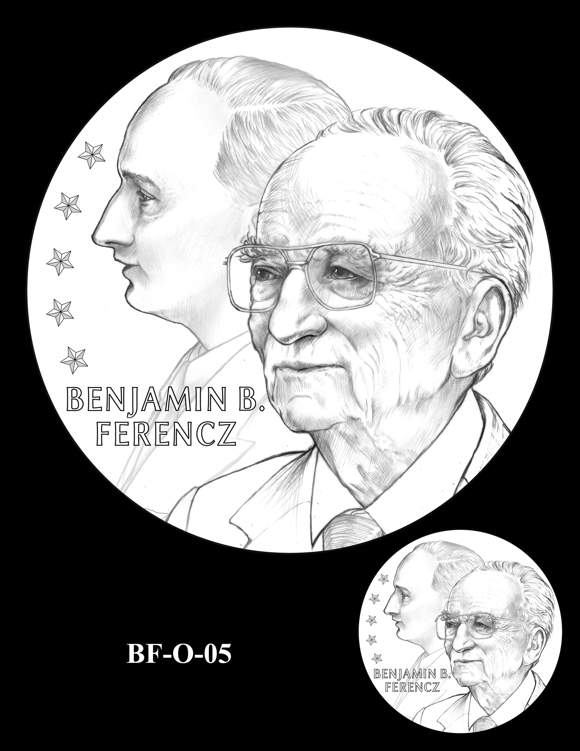 BF-O-05 -- Benjamin Ferencz Congressional Gold Medal