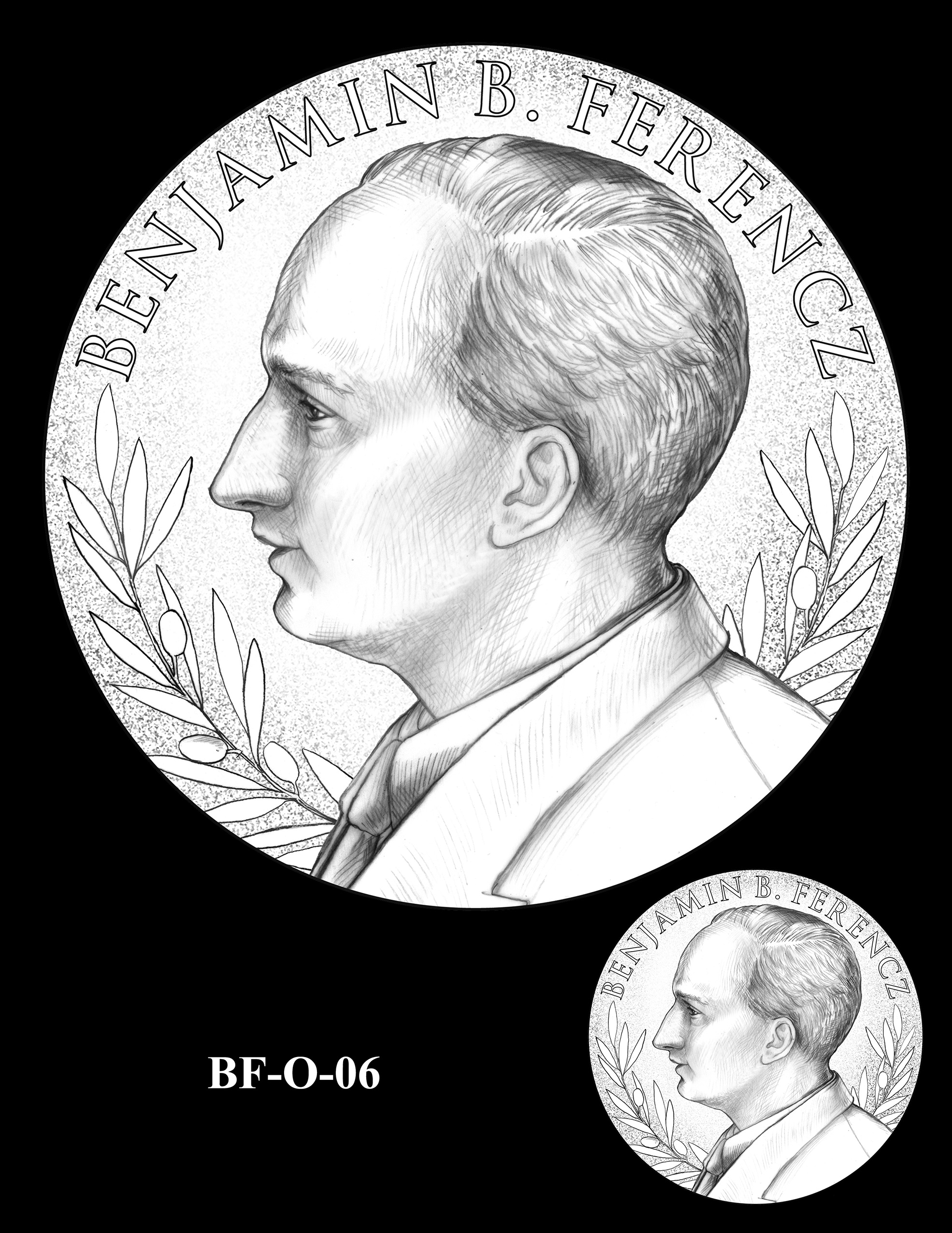 BF-O-06 -- Benjamin Ferencz Congressional Gold Medal