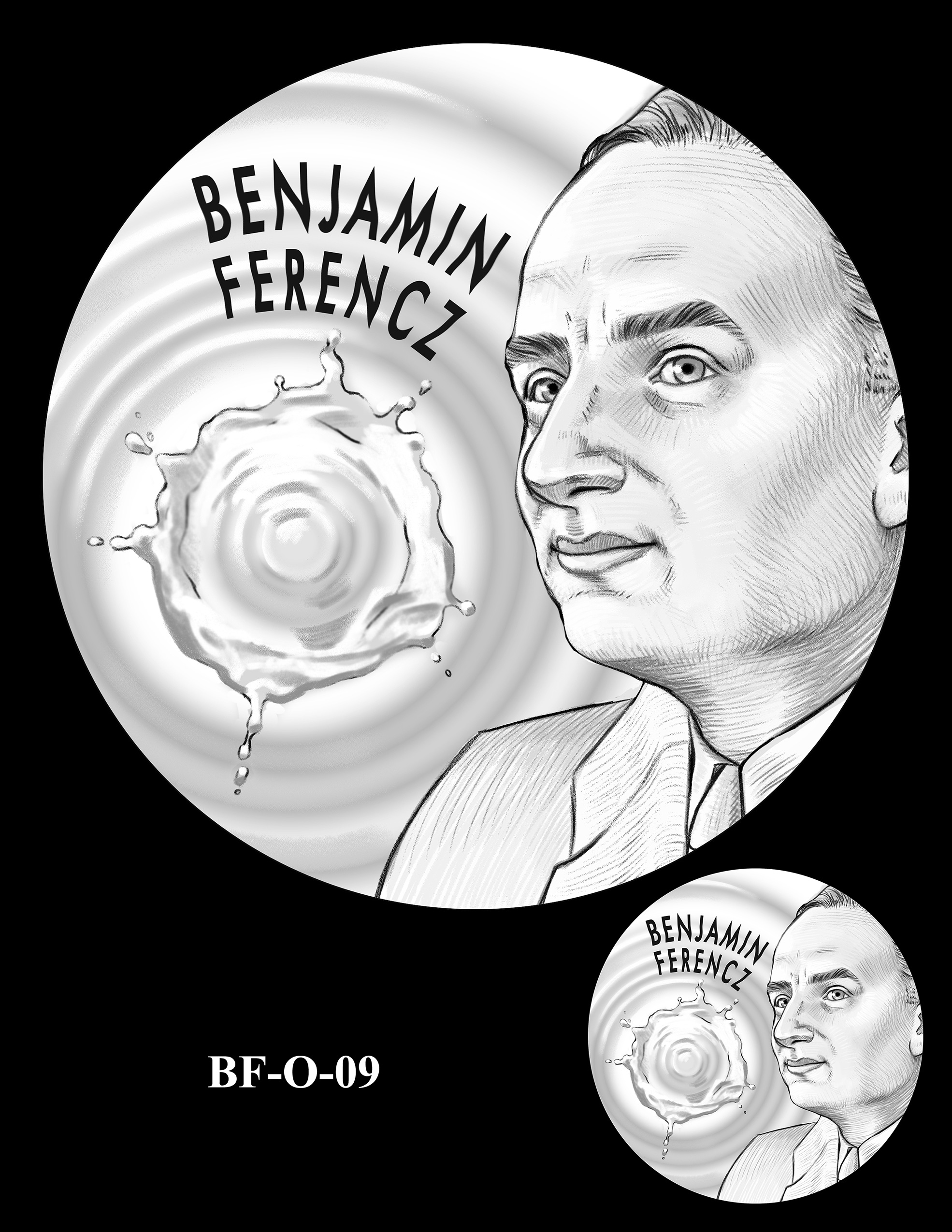BF-O-09 -- Benjamin Ferencz Congressional Gold Medal