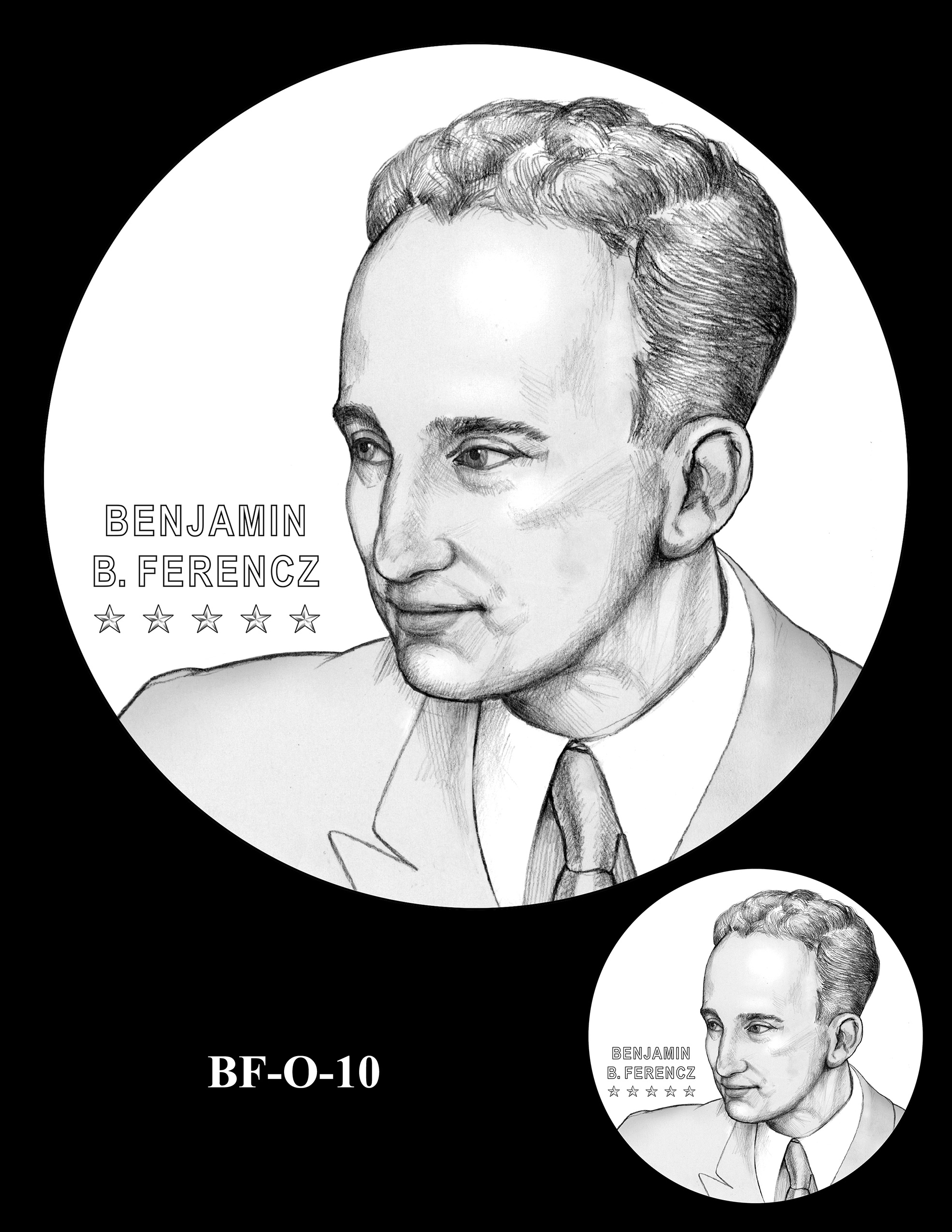 BF-O-10 -- Benjamin Ferencz Congressional Gold Medal