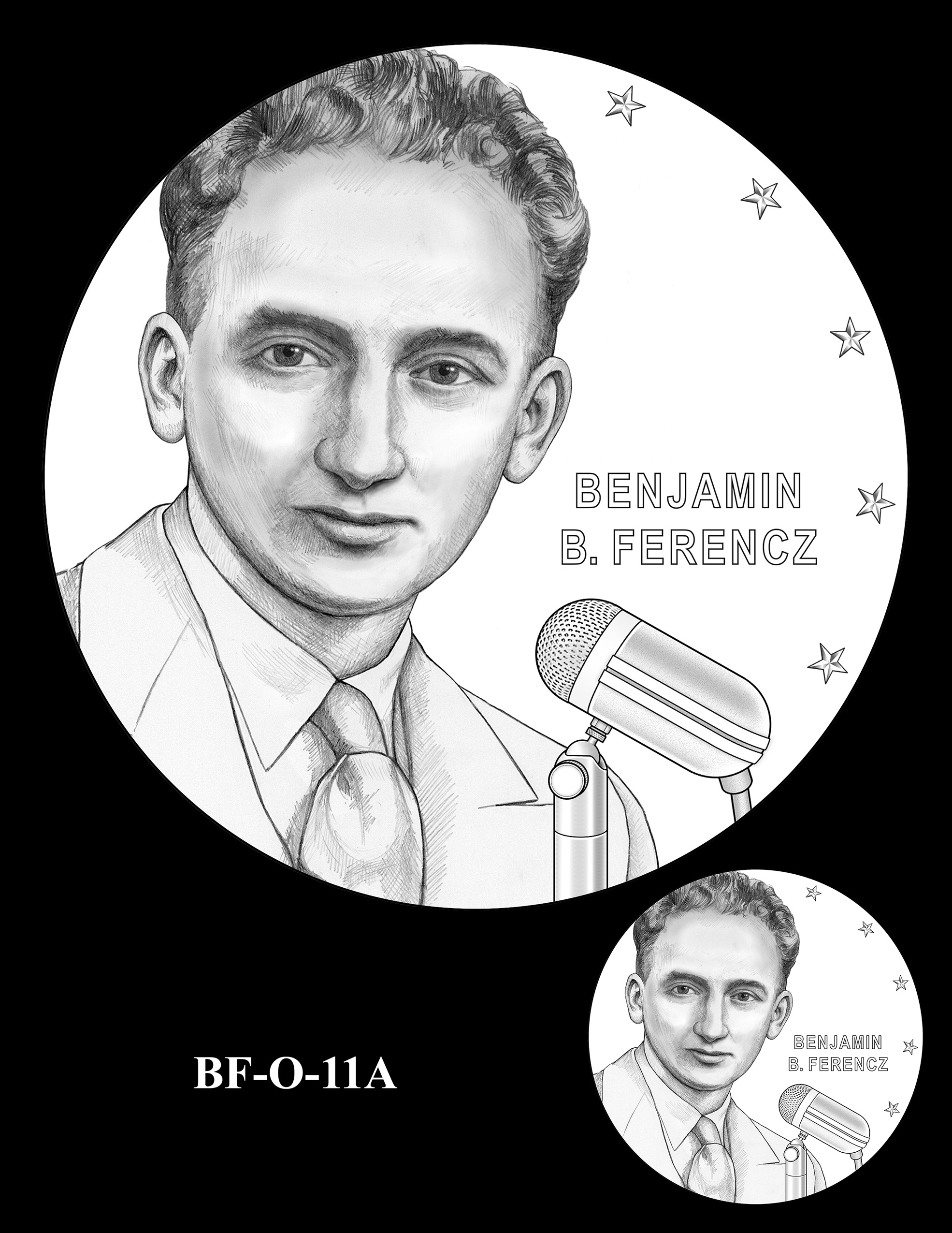 BF-O-11A -- Benjamin Ferencz Congressional Gold Medal