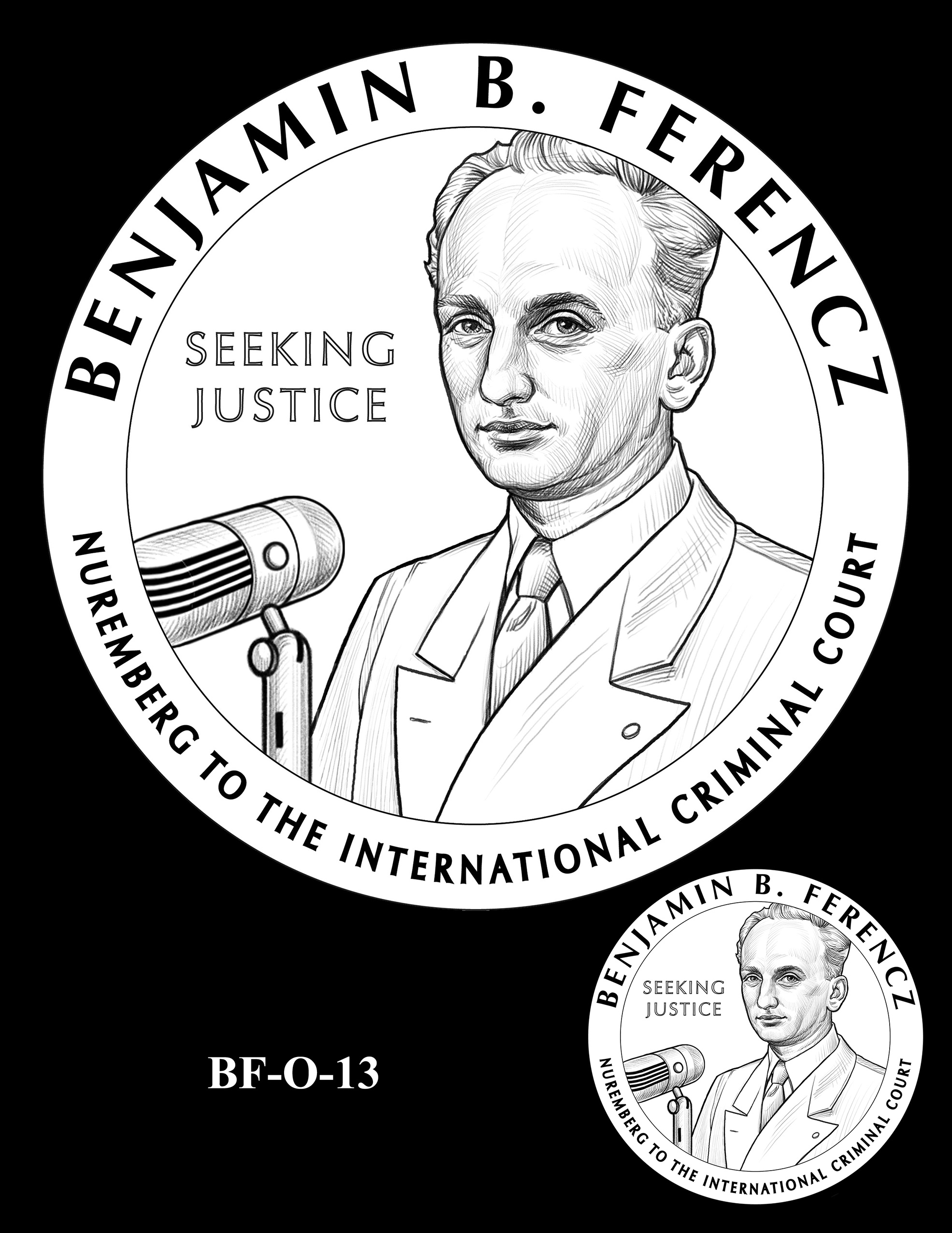 BF-O-13 -- Benjamin Ferencz Congressional Gold Medal
