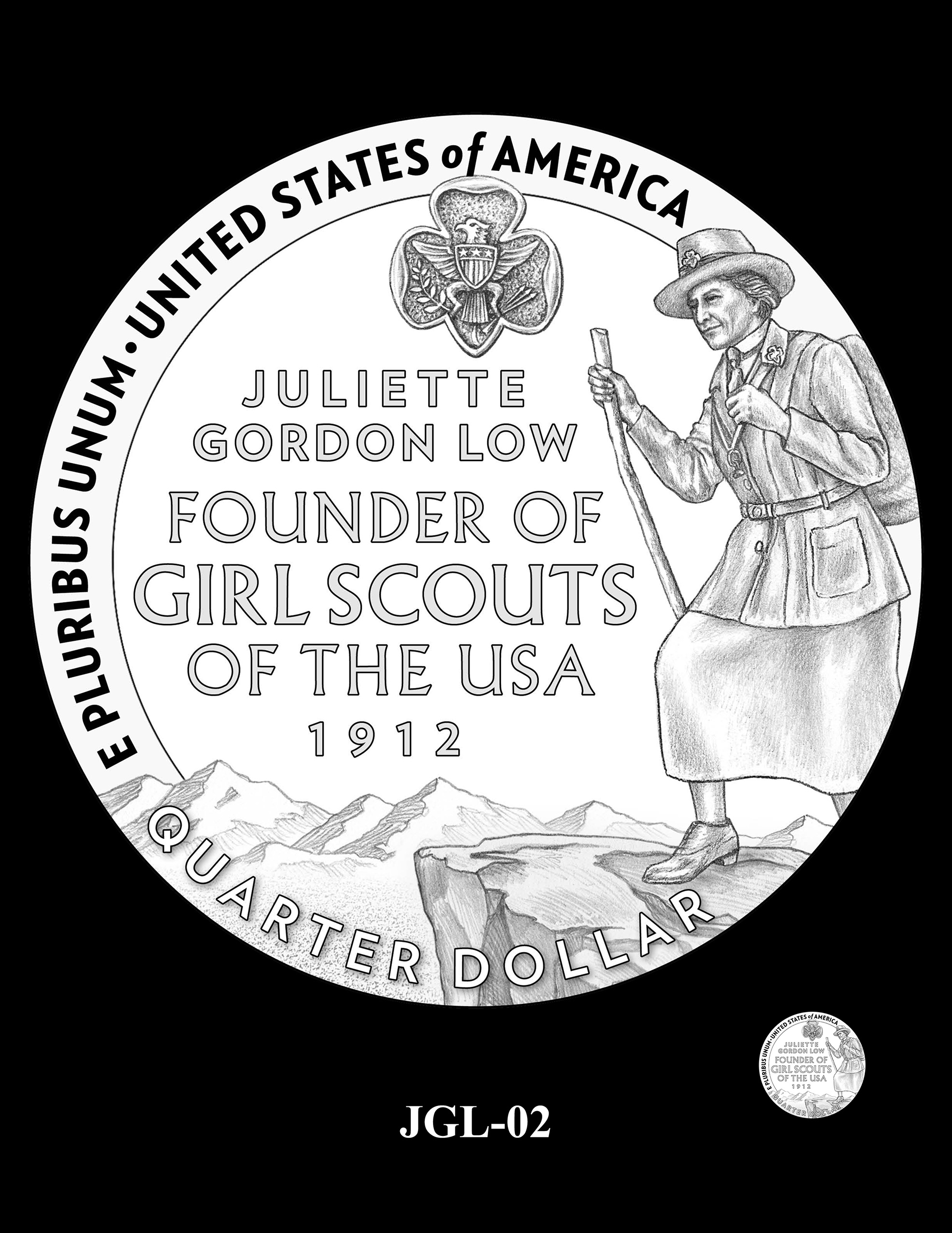 JGL-02 -- 2025 American Women Quarters - Juliette Gordon Low