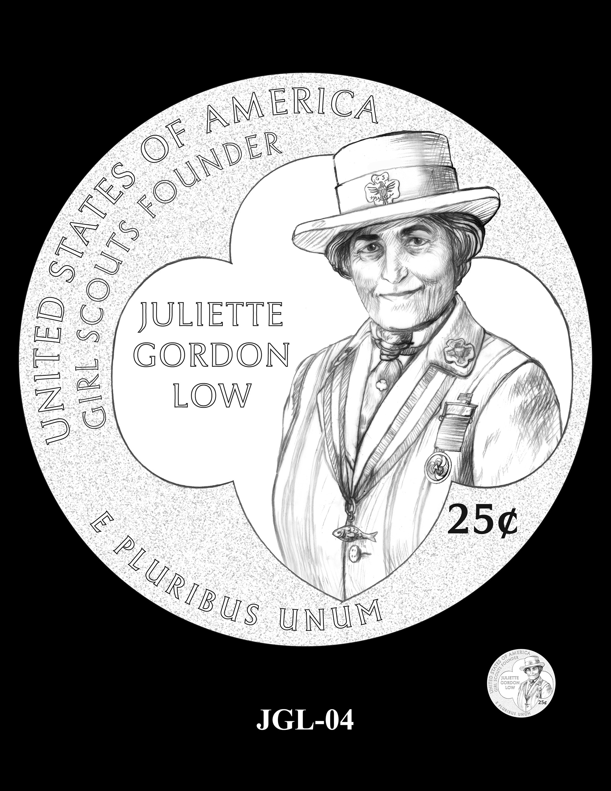JGL-04 -- 2025 American Women Quarters - Juliette Gordon Low