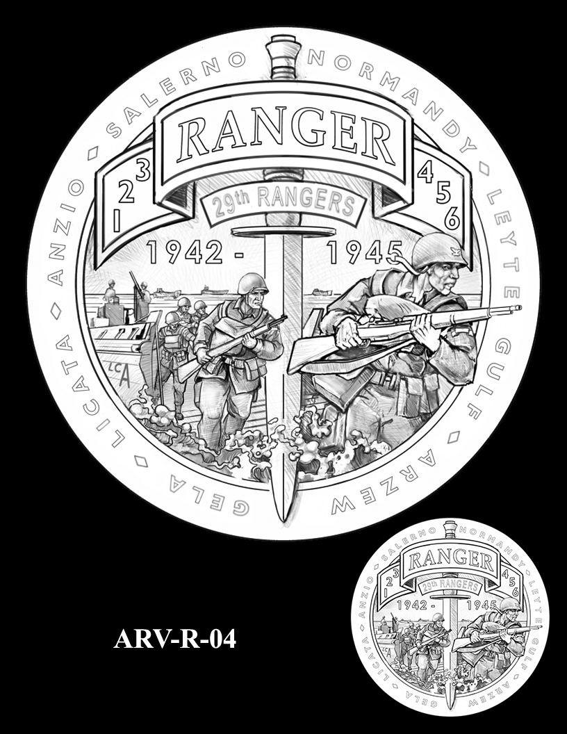 ARV-R-04 -- Army Ranger Veterans of WWII Congressional Gold Medal