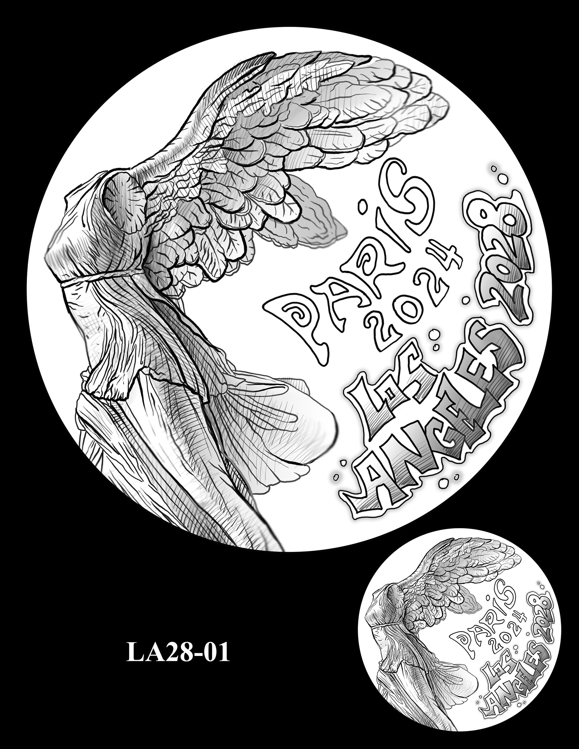 LA28-01 -- Olympics Handover Medallion