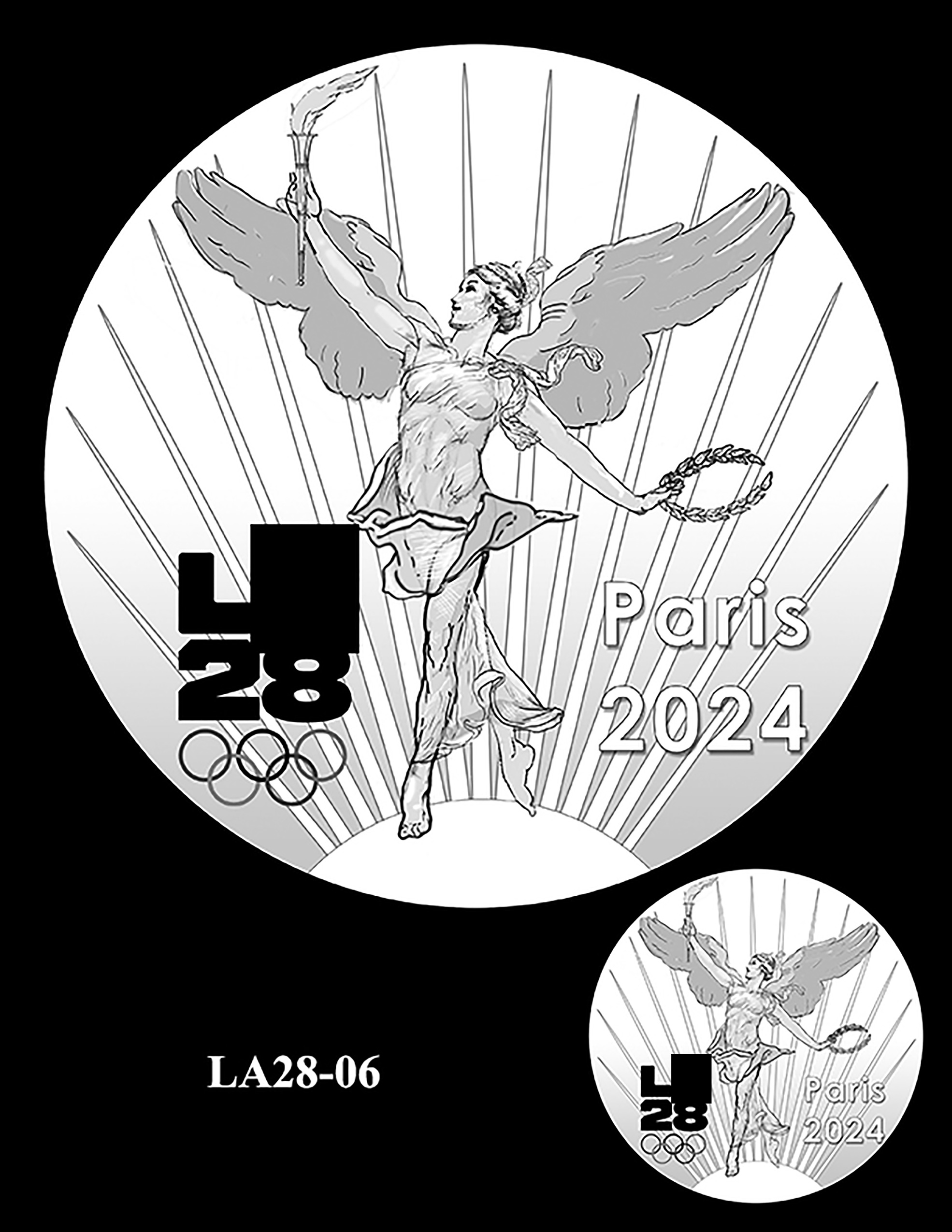 LA28-06 -- Olympics Handover Medallion