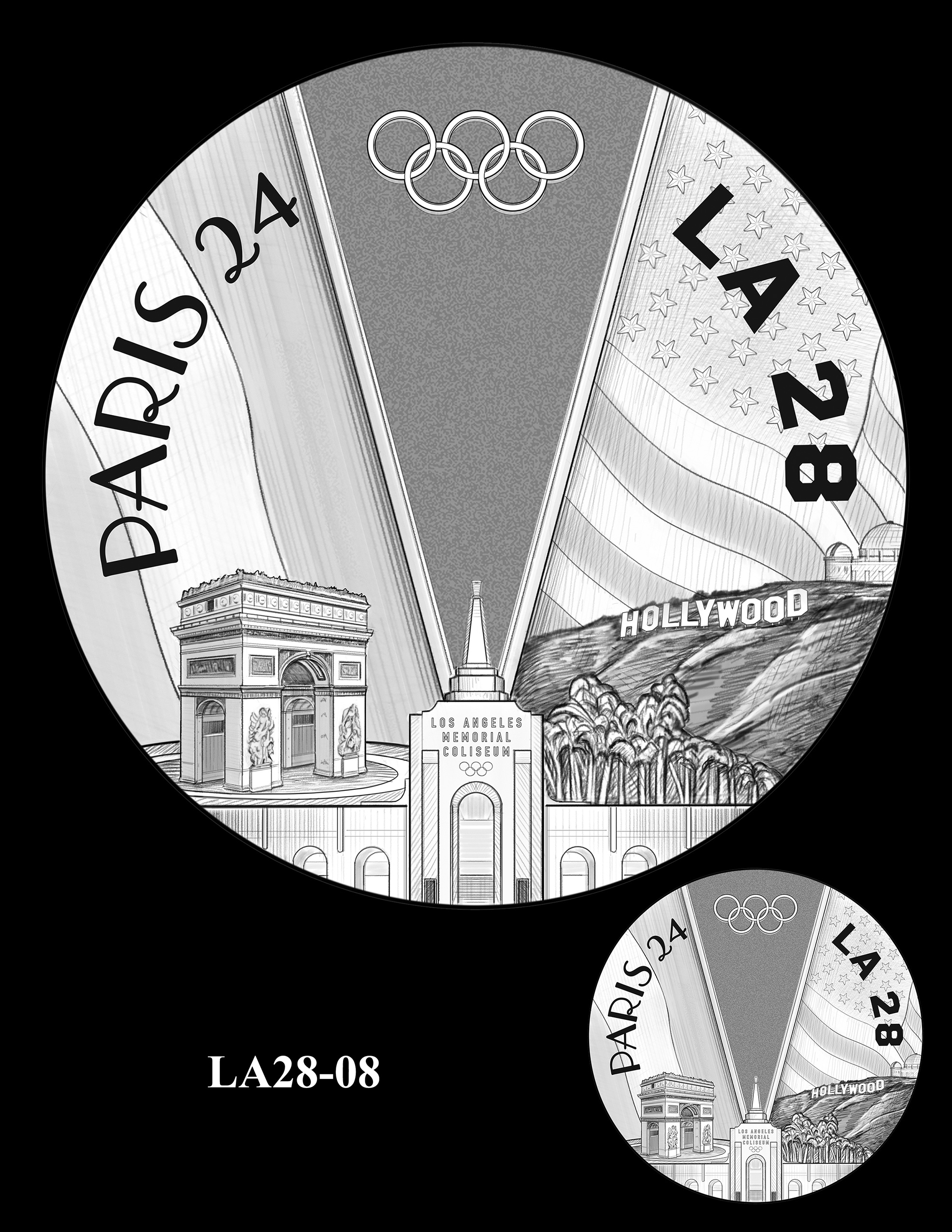 LA28-08 -- Olympics Handover Medallion