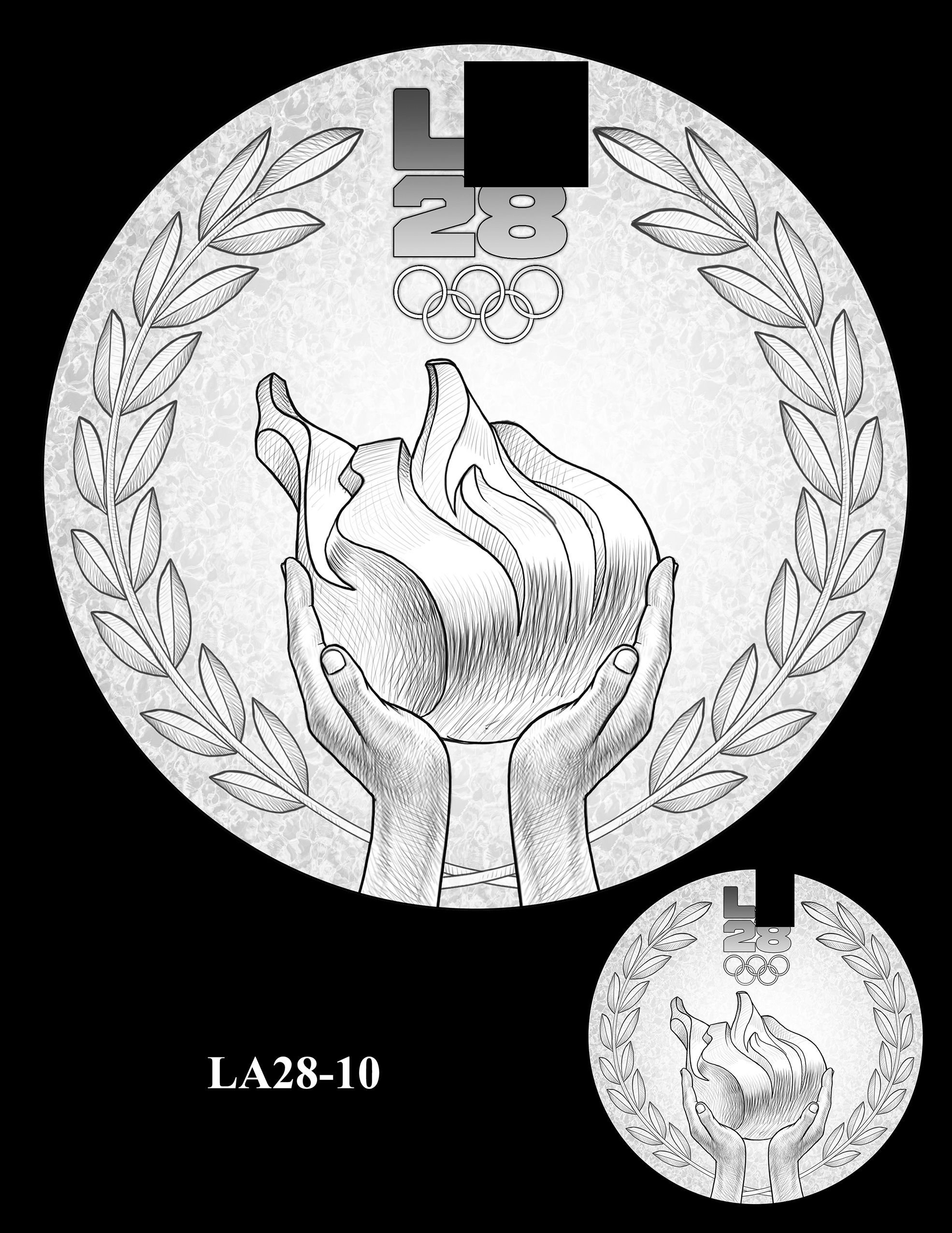 LA28-10 -- Olympics Handover Medallion