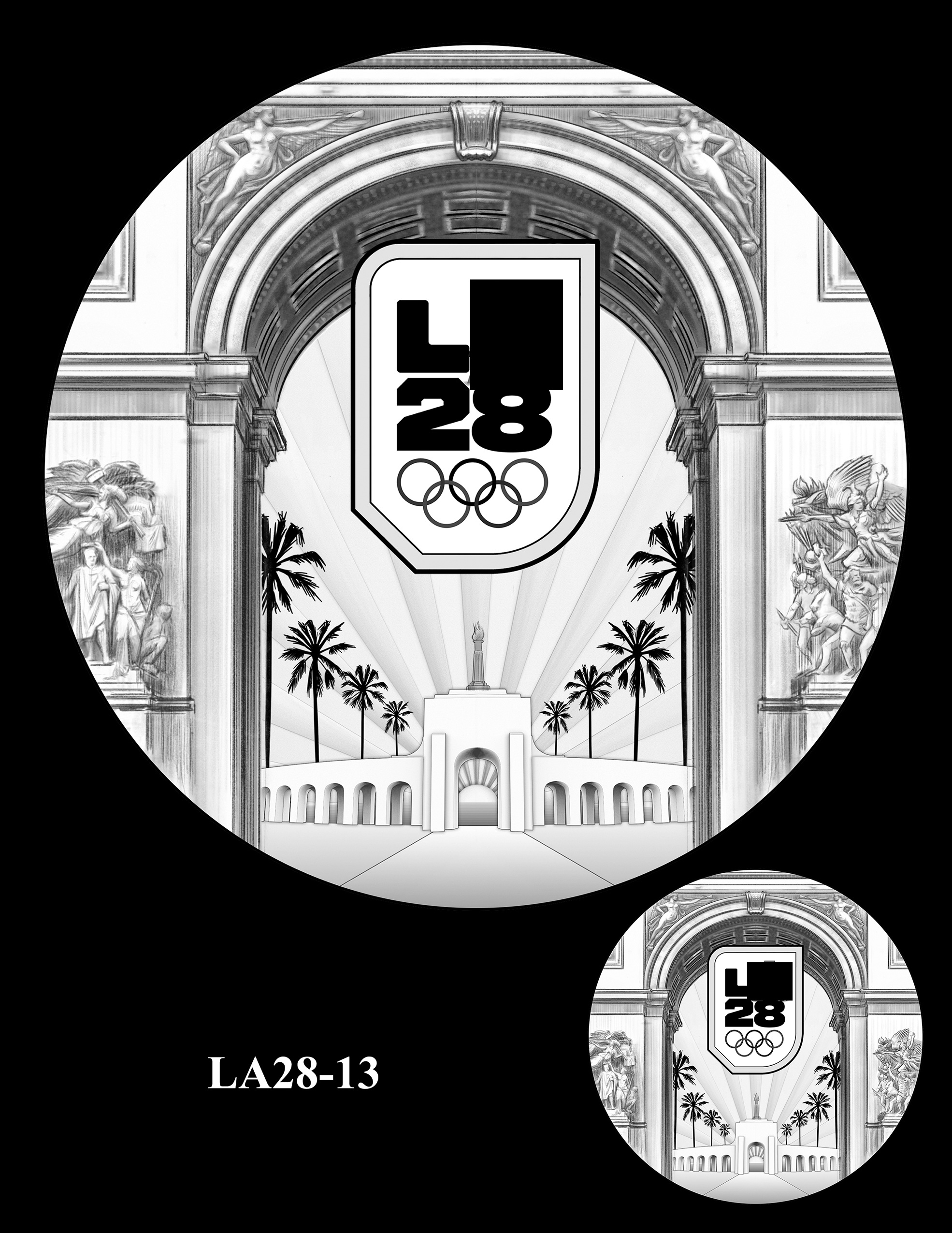 LA28-13 -- Olympics Handover Medallion