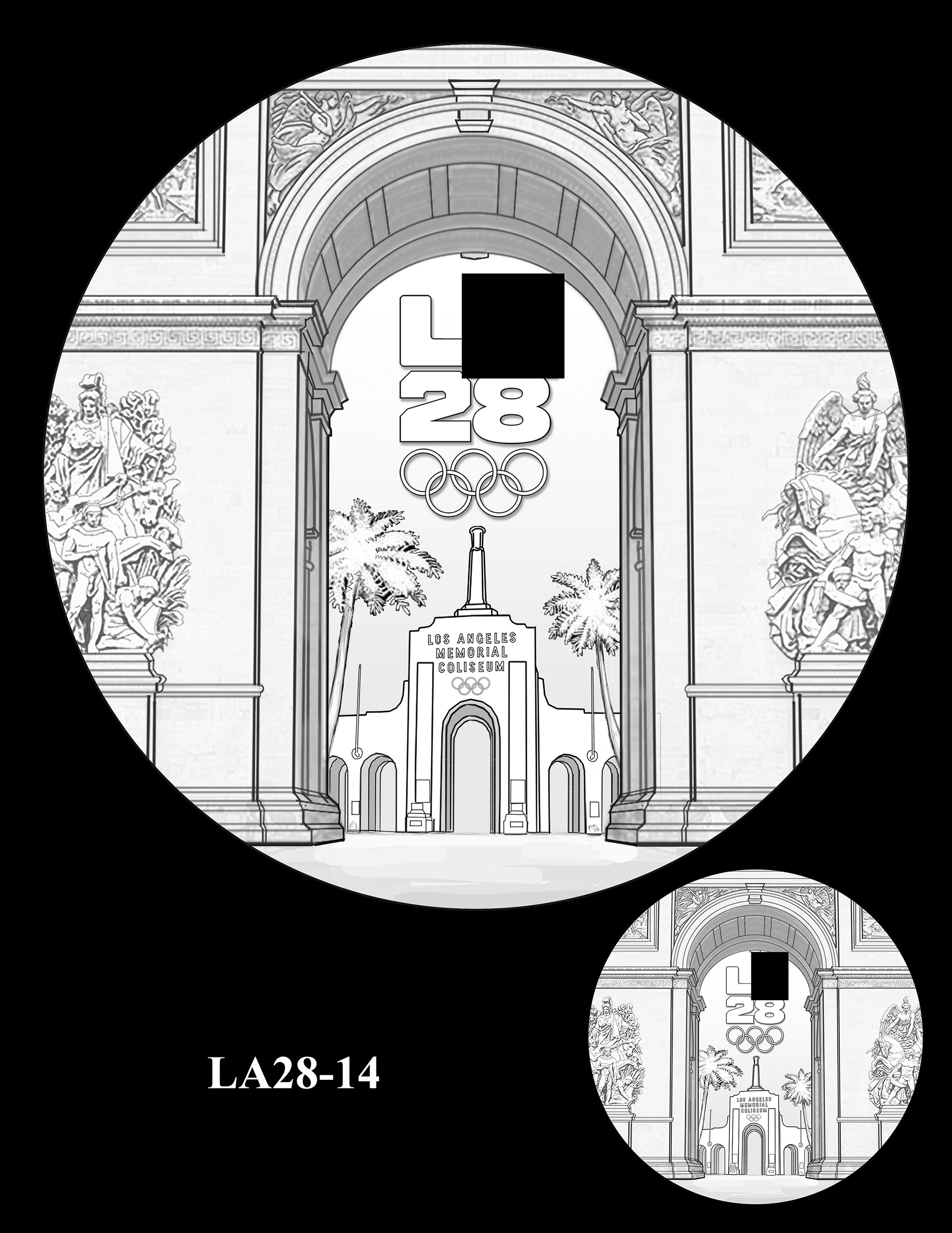 LA28-14 -- Olympics Handover Medallion