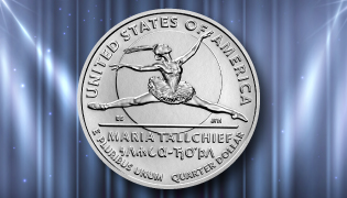 Maria Tallchief Quarter reverse