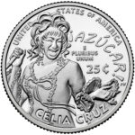 2024 American Women Quarters Coin Celia Cruz Uncirculated Reverse