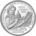 2024 American Women Quarters Coin Patsy Takemoto Mink Proof Reverse