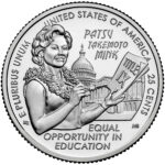 2024 American Women Quarters Coin Patsy Takemoto Mink Uncirculated Reverse