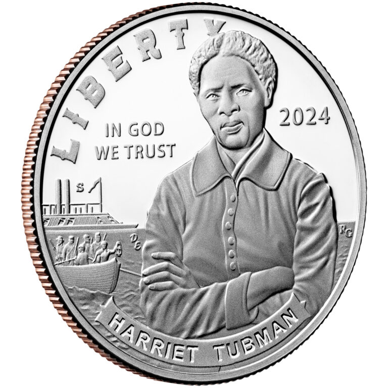 2024 Harriet Tubman Commemorative Clad Proof Obverse Angle
