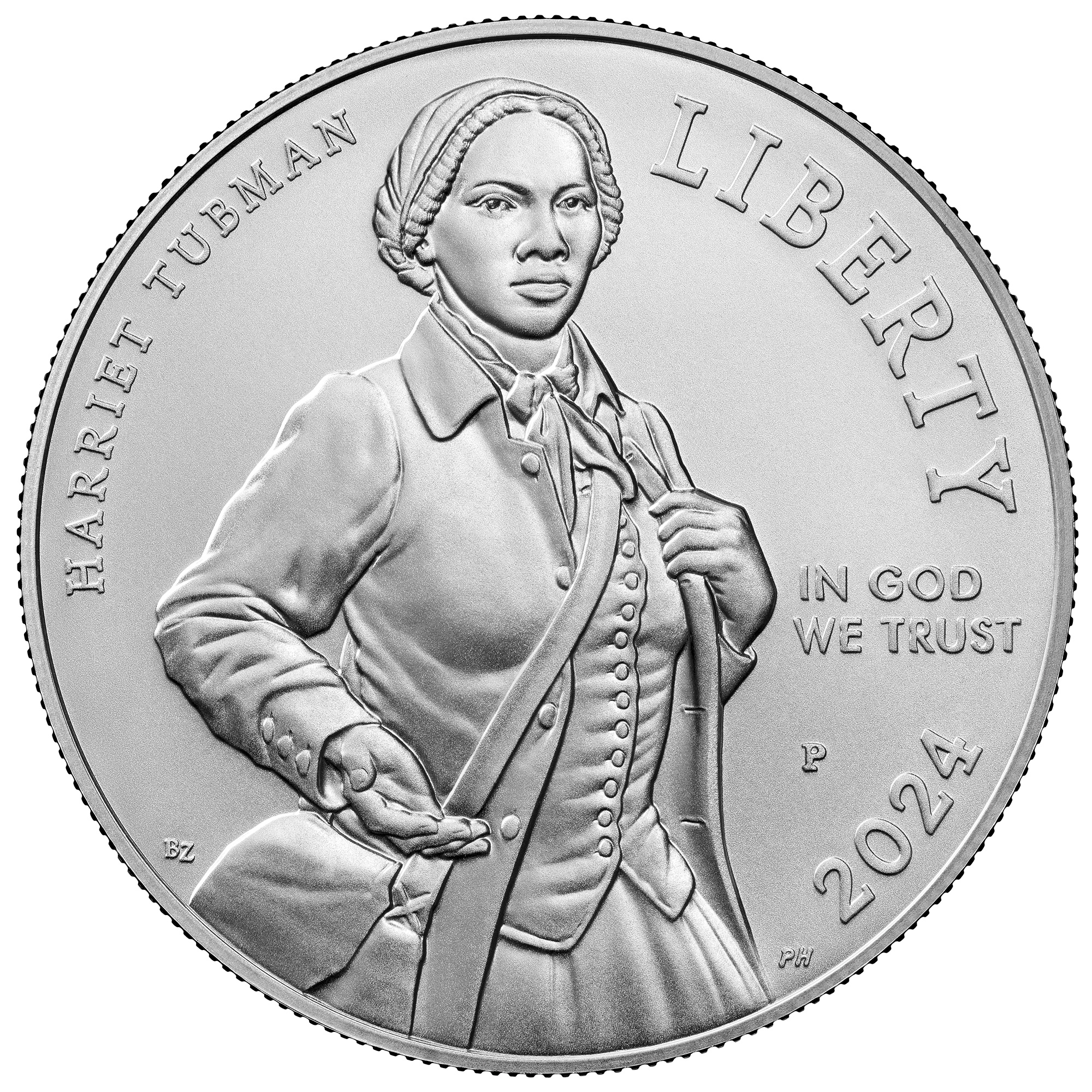 2024 Harriet Tubman Commemorative Silver Uncirculated Obverse