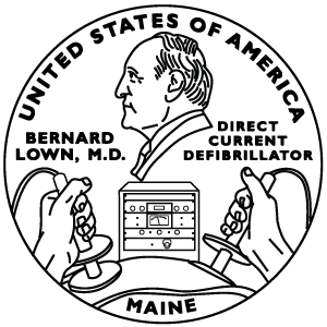 American Innovation $1 Coin Maine reverse coloring page icon