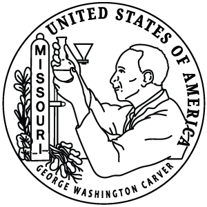 American Innovation $1 Coin Missouri reverse coloring page icon
