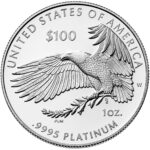 2024 American Eagle Platinum Proof Coin Reverse