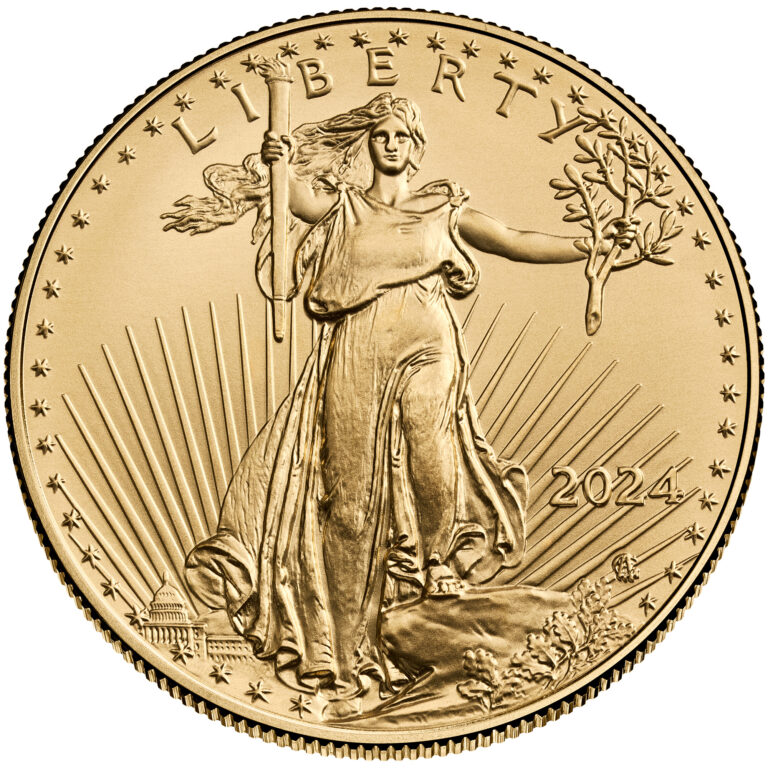 2024 American Eagle Gold Half Ounce Bullion Coin Obverse