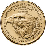 2024 American Eagle Gold Tenth Ounce Bullion Coin Reverse
