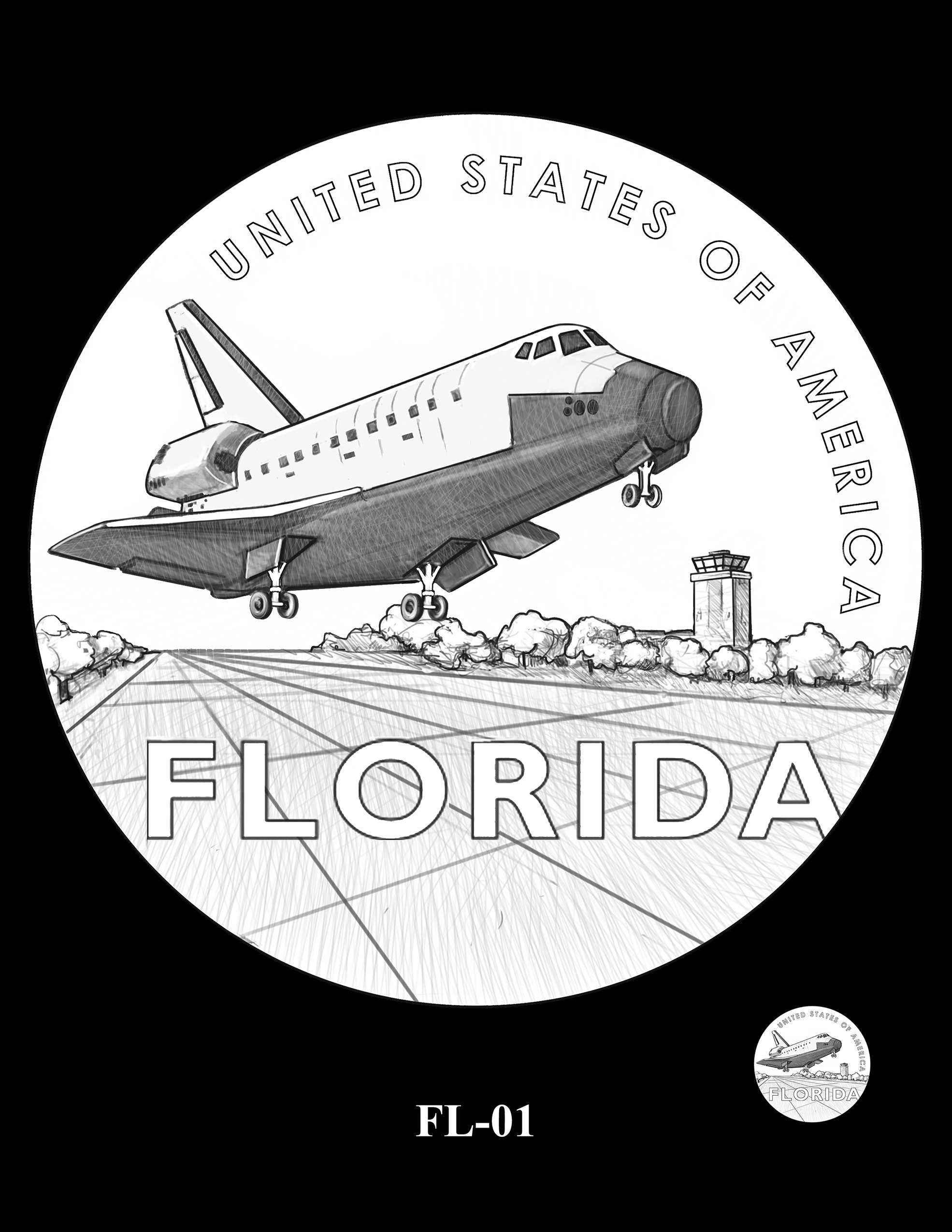 FL-01 -- American Innovation $1 Coin - Florida