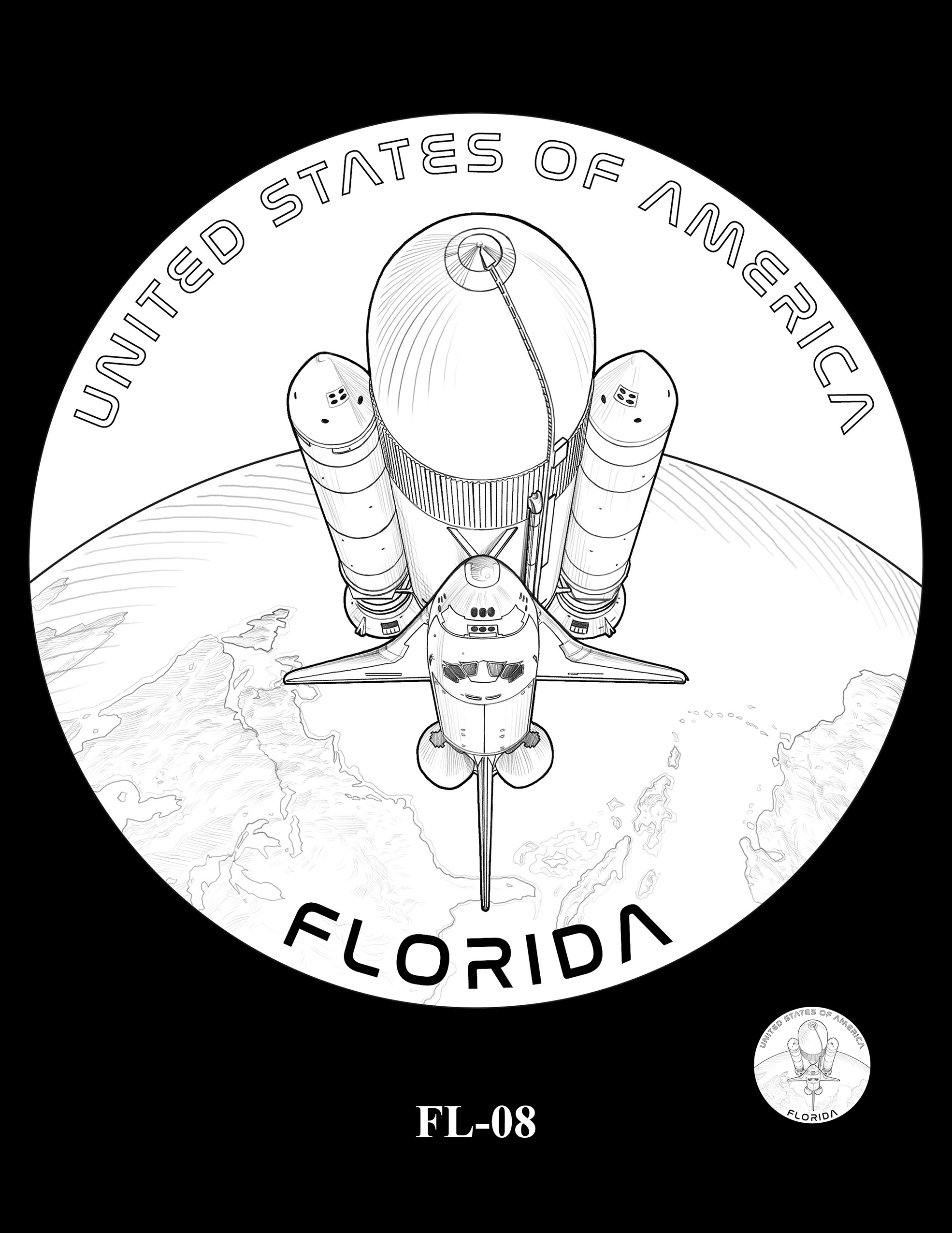FL-08 -- American Innovation $1 Coin - Florida