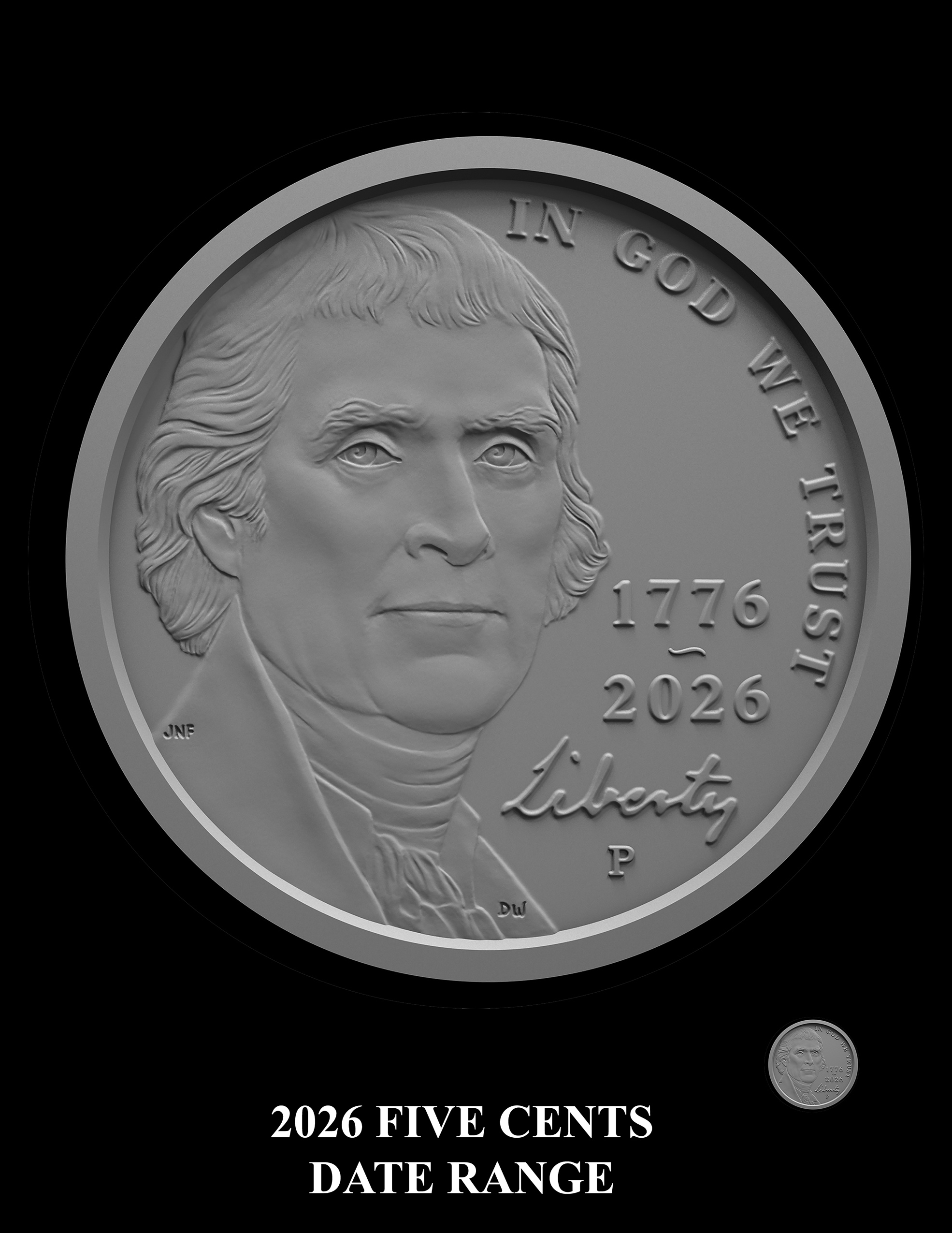 SEMIQ - Nickel - Date -- 2026 Semiquincentennial Circulating Coins