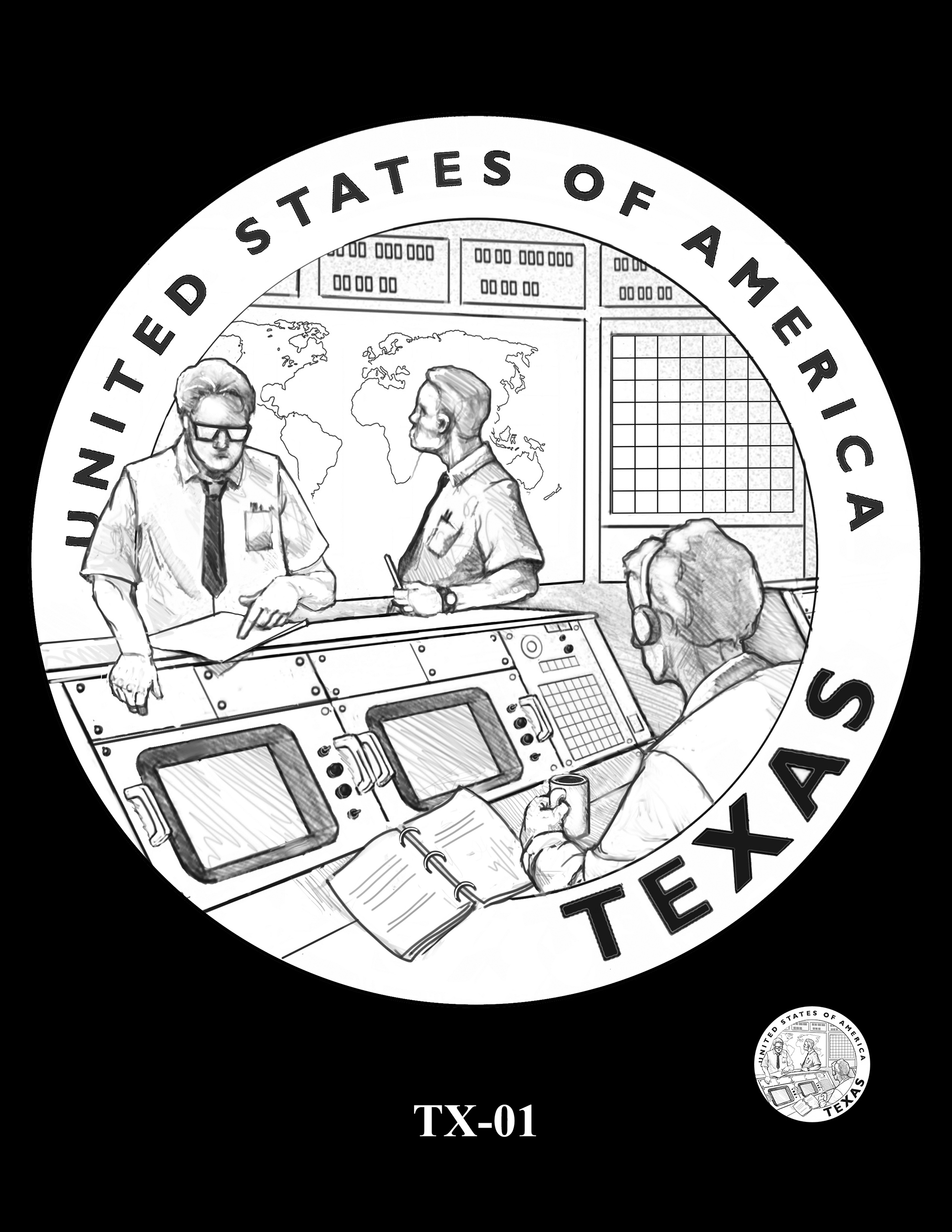 TX-01 -- American Innovation $1 Coin - Texas