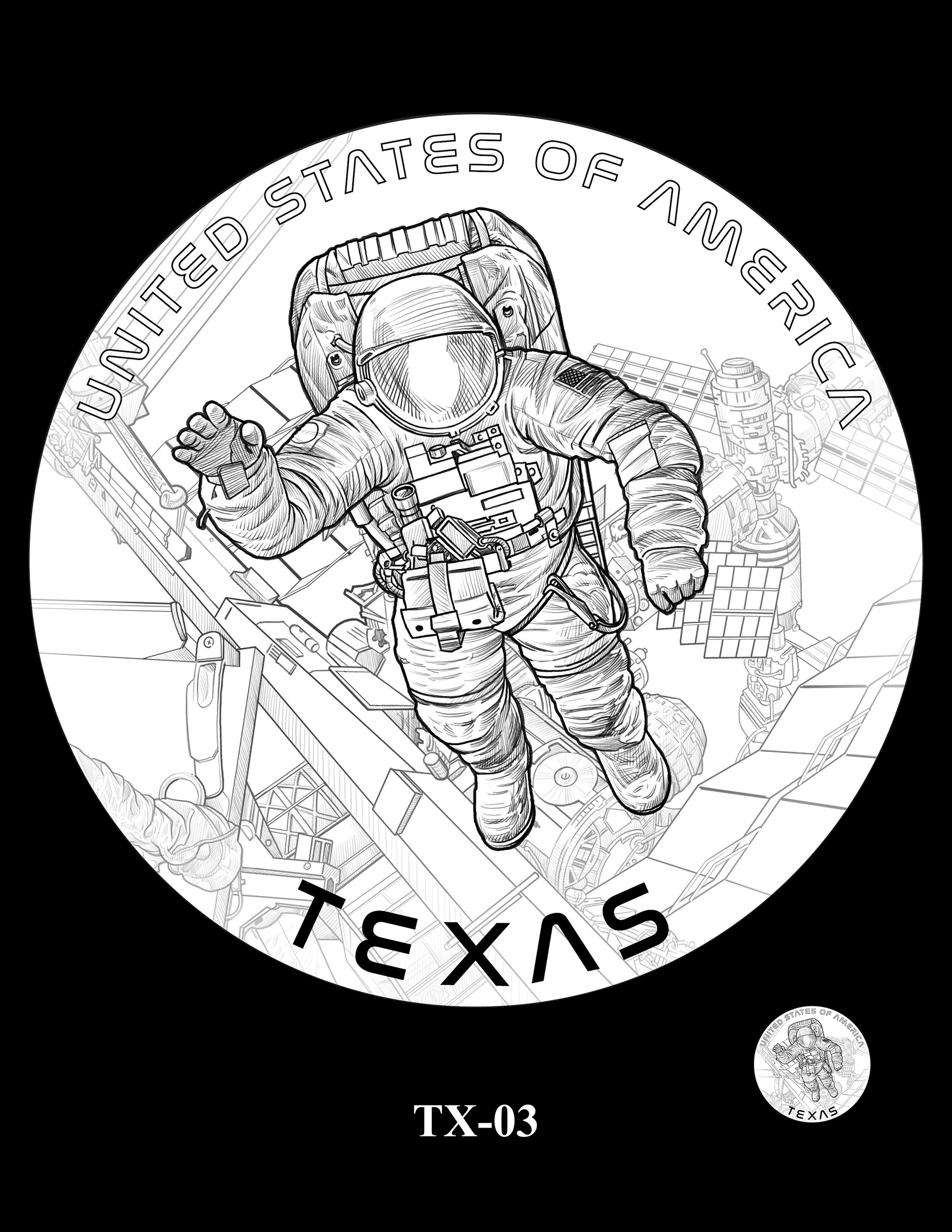 TX-03 -- American Innovation $1 Coin - Texas