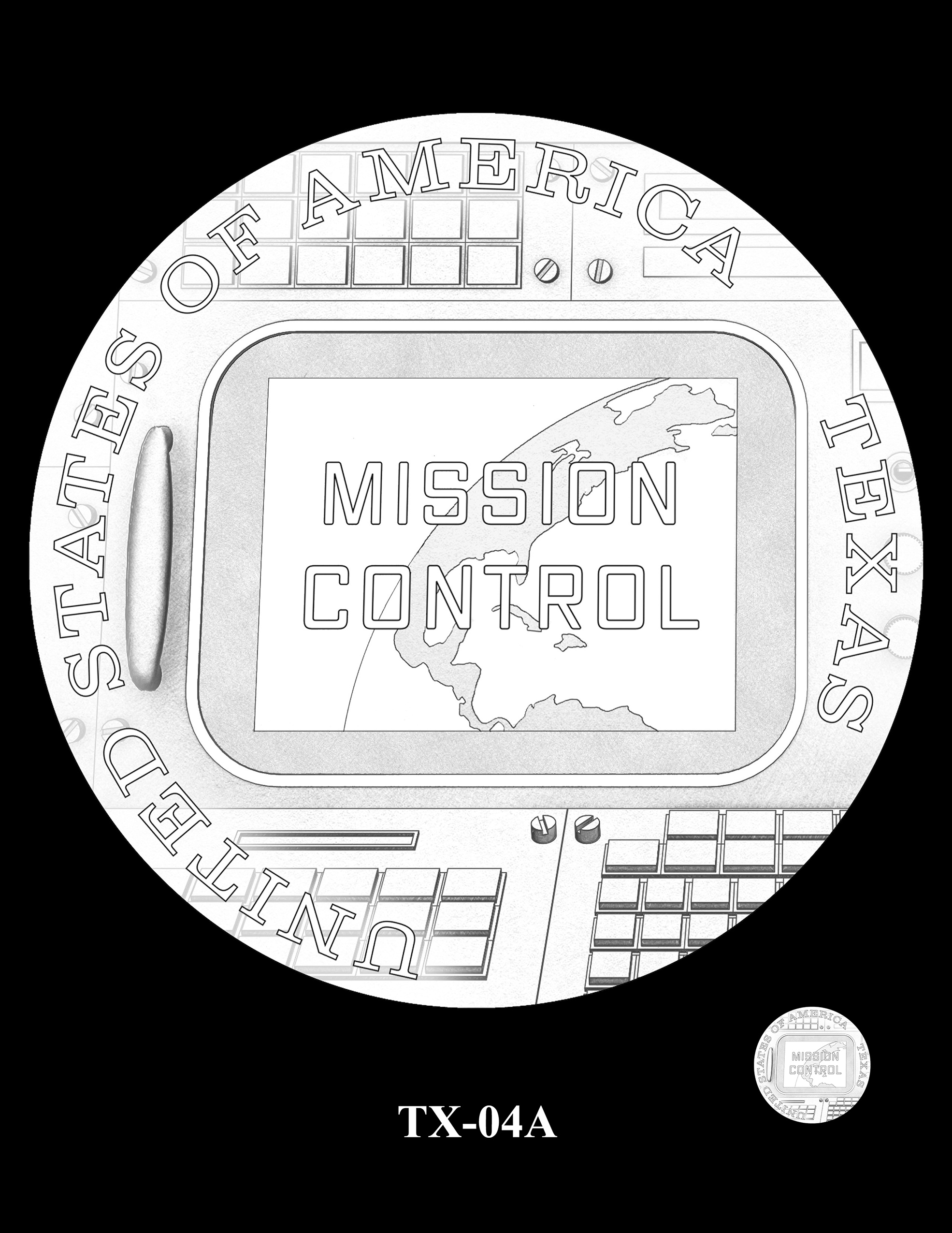 TX-04A -- American Innovation $1 Coin - Texas