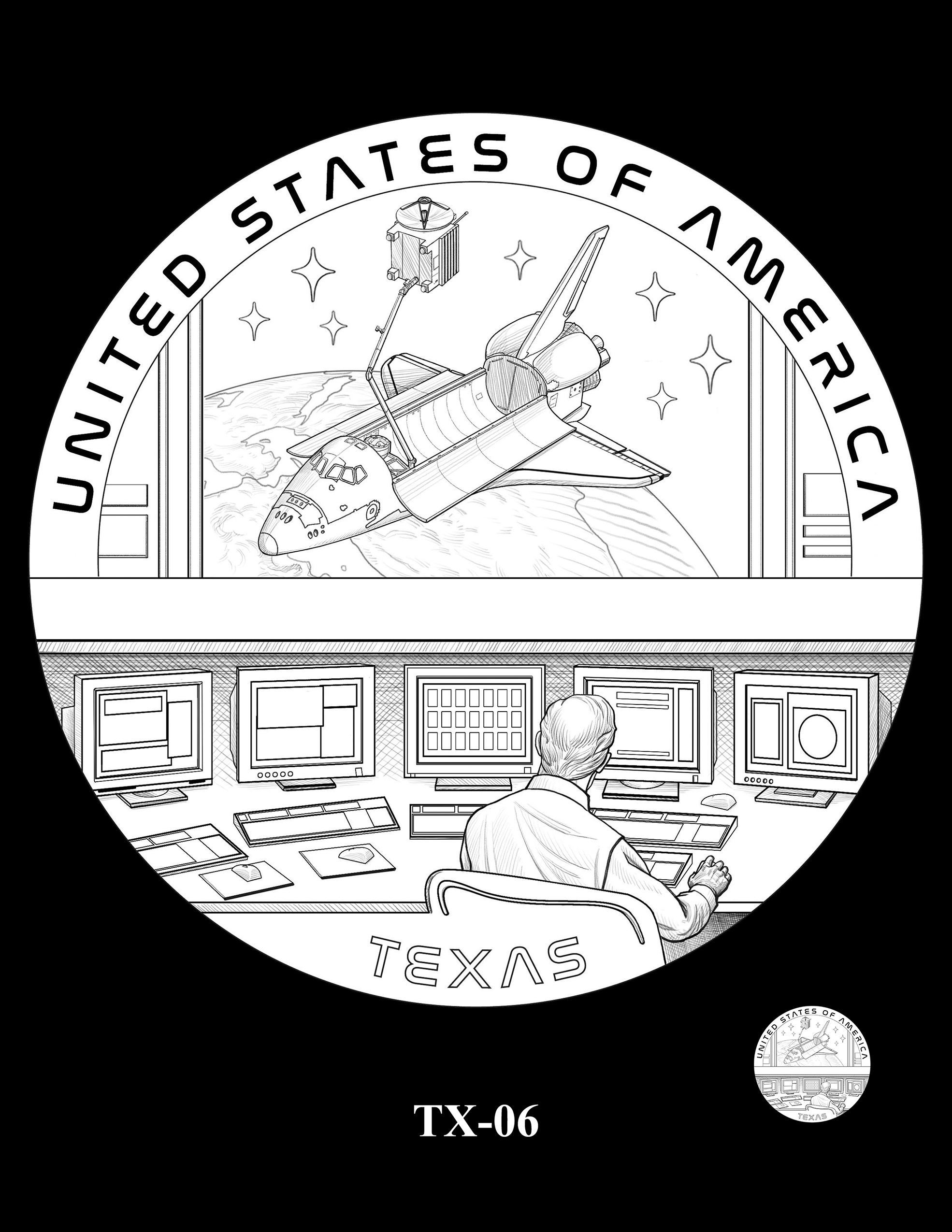 TX-06 -- American Innovation $1 Coin - Texas
