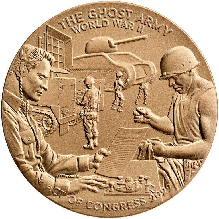 Ghost Army Bronze Medal Three Inch Obverse