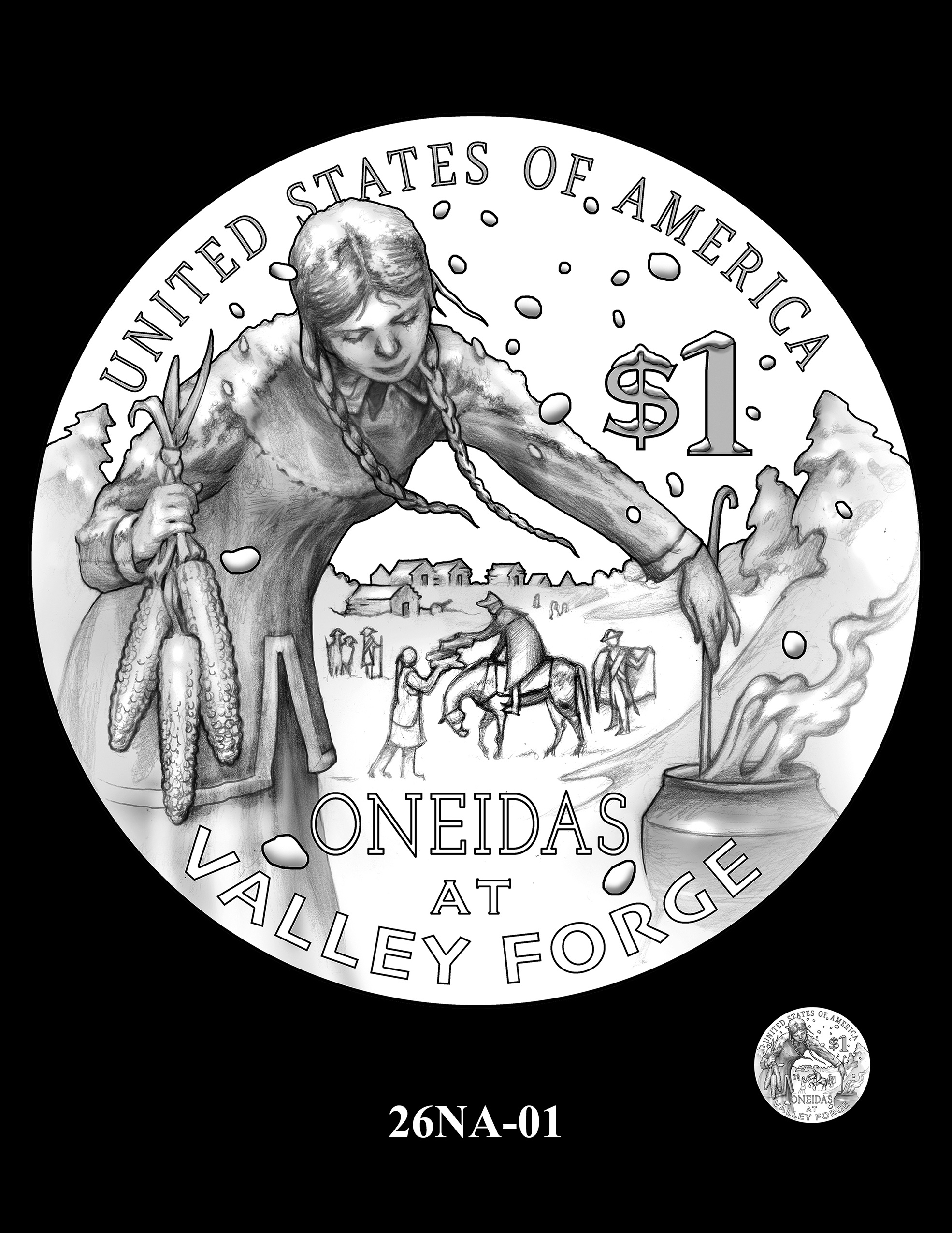 26NA-01 -- 2026 Native American $1 Coin