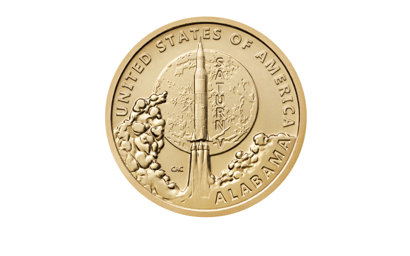 American Innovation $1 Coin - Alabama reverse
