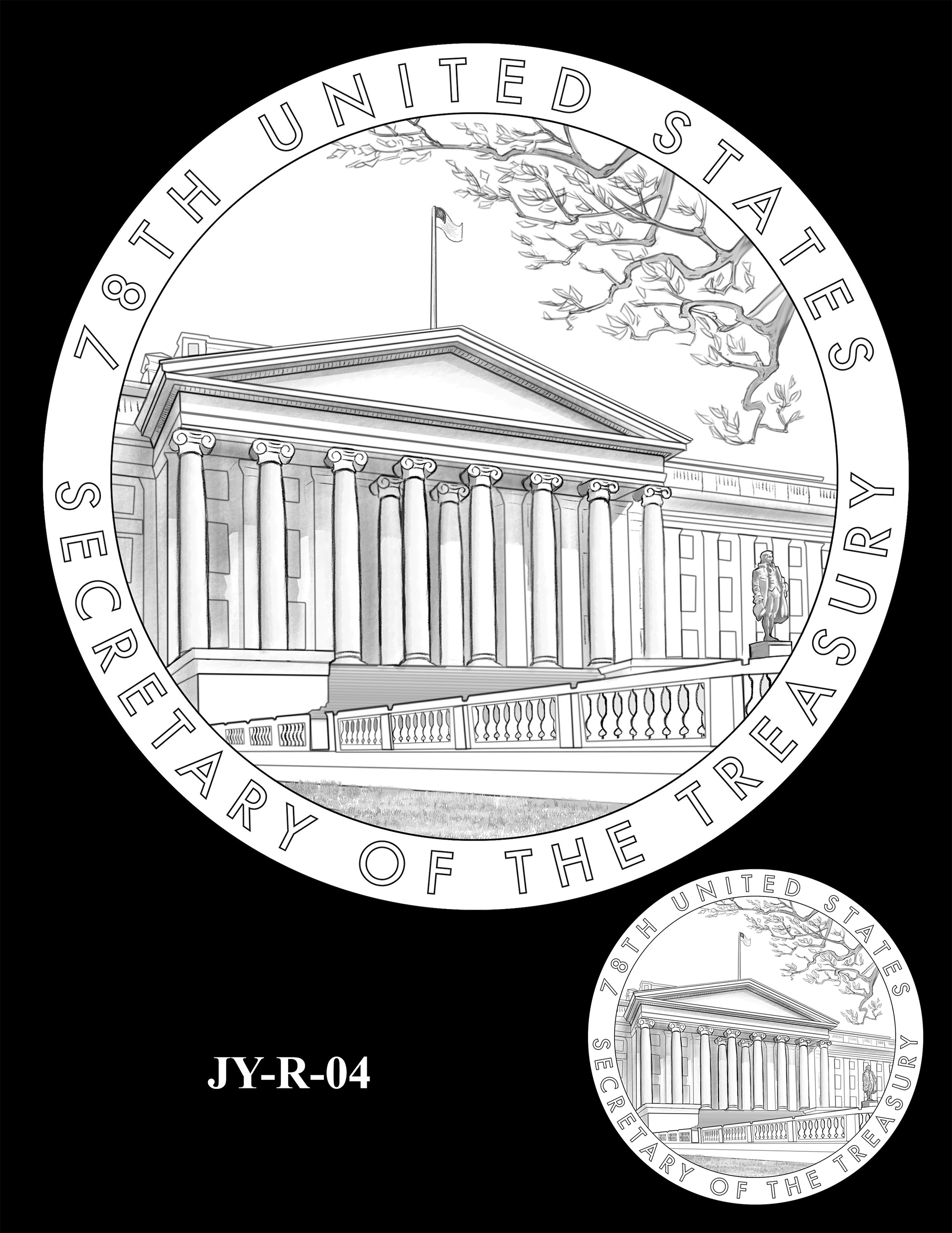 JY-R-04 -- Janet Yellen Secretary of the Treasury Medal