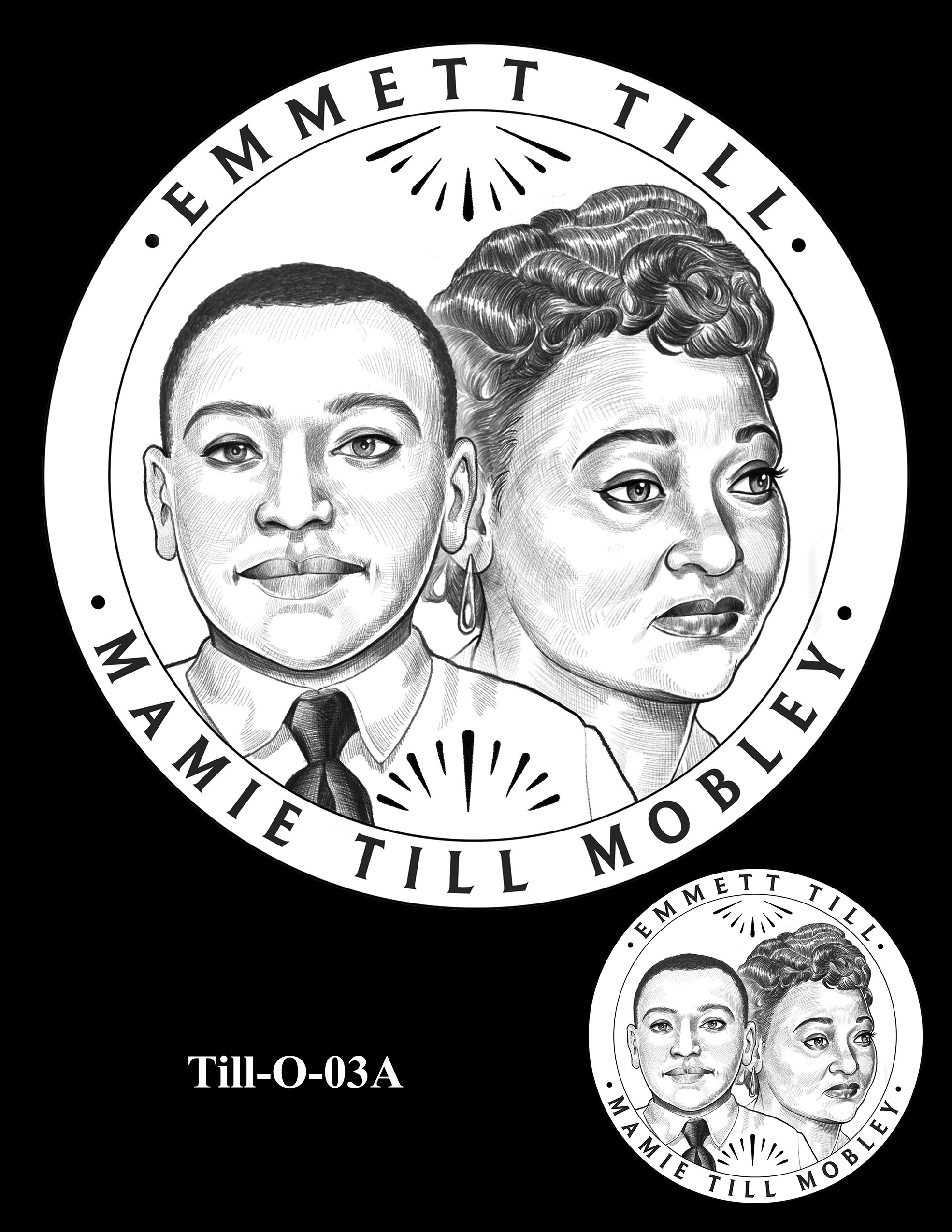 Till-O-03A -- Emmett Till and Mamie Till Mobley Congressional Gold Medal