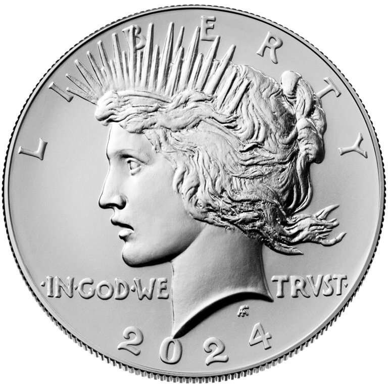 2024 Peace Silver Dollar Uncirculated Obverse